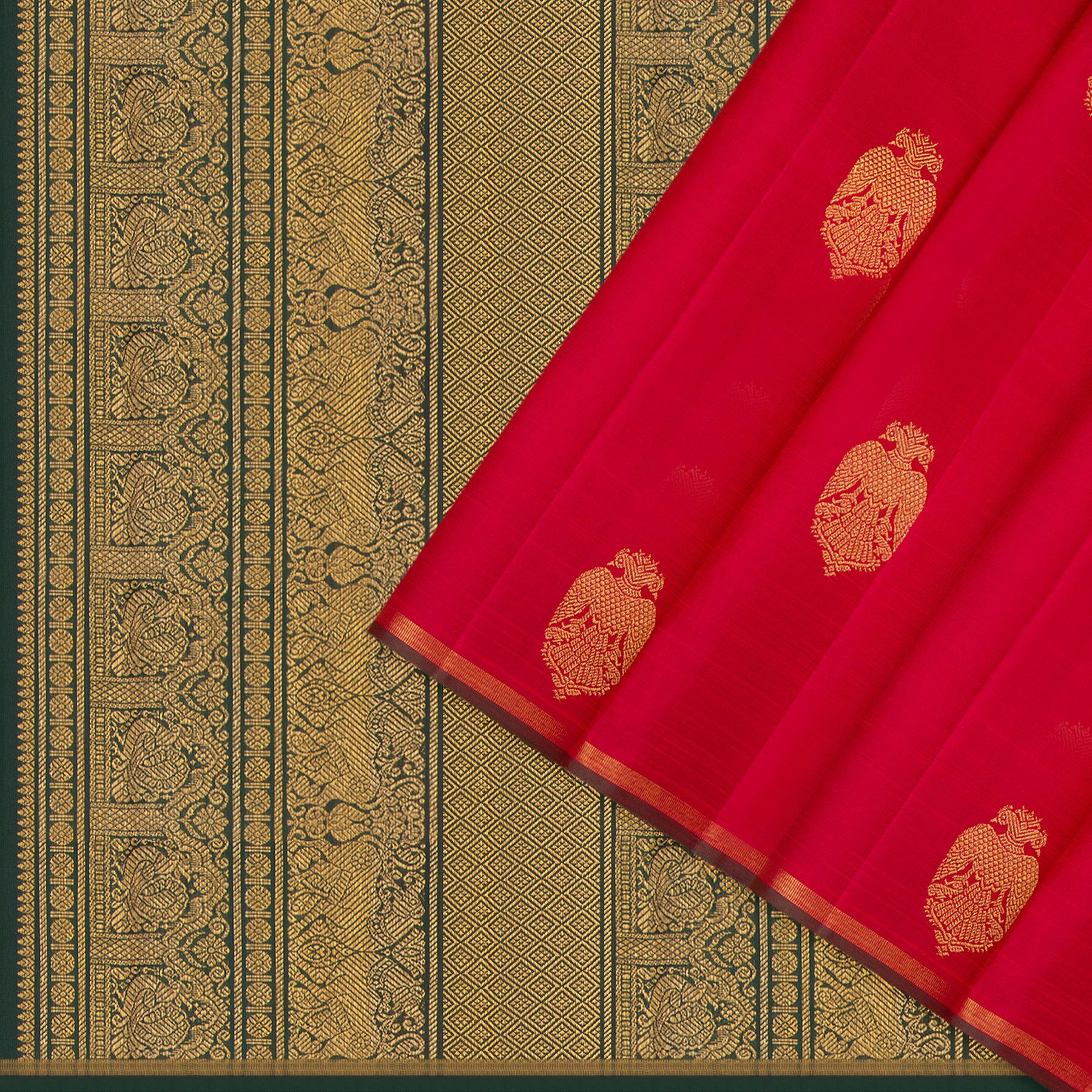 Kanakavalli Kanjivaram Silk Sari 24-595-HS001-03599 - Cover View