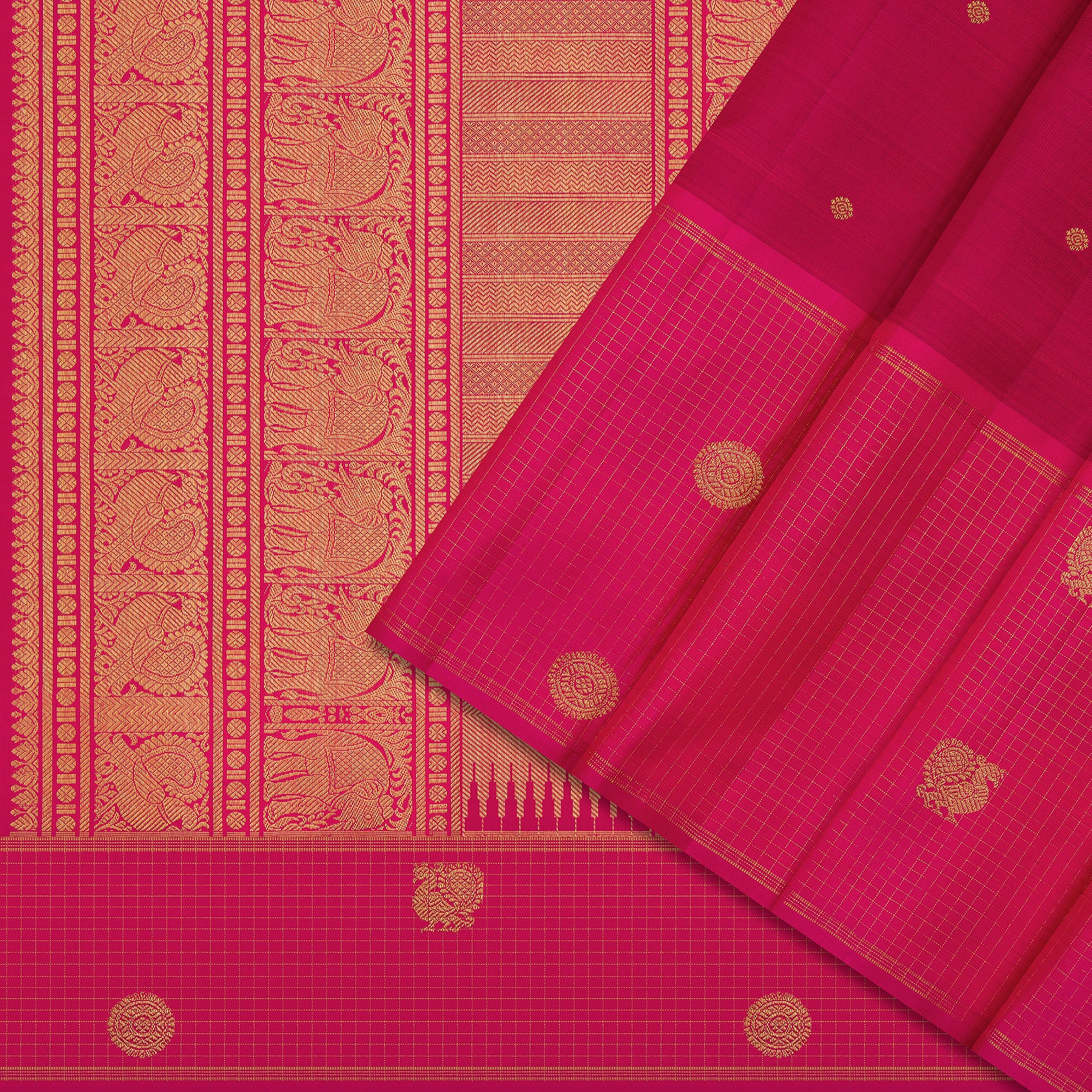 Kanakavalli Kanjivaram Silk Sari 24-595-HS001-03875 - Cover View