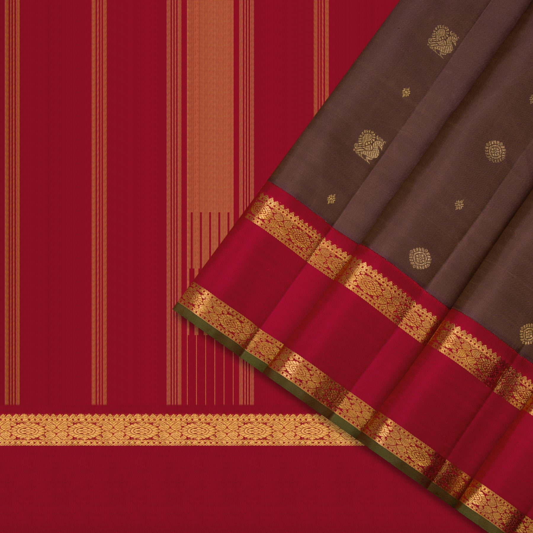 Kanakavalli Kanjivaram Silk Sari 24-595-HS001-03937 - Cover View