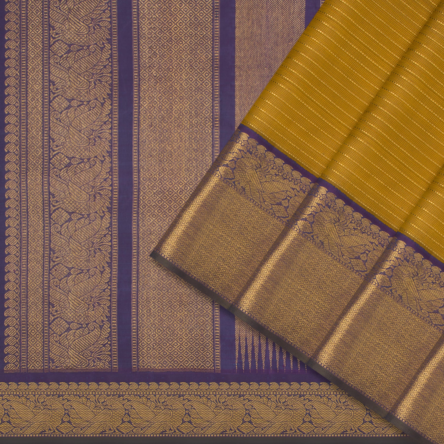 Kanakavalli Kanjivaram Silk Sari 24-595-HS001-03947 - Cover View