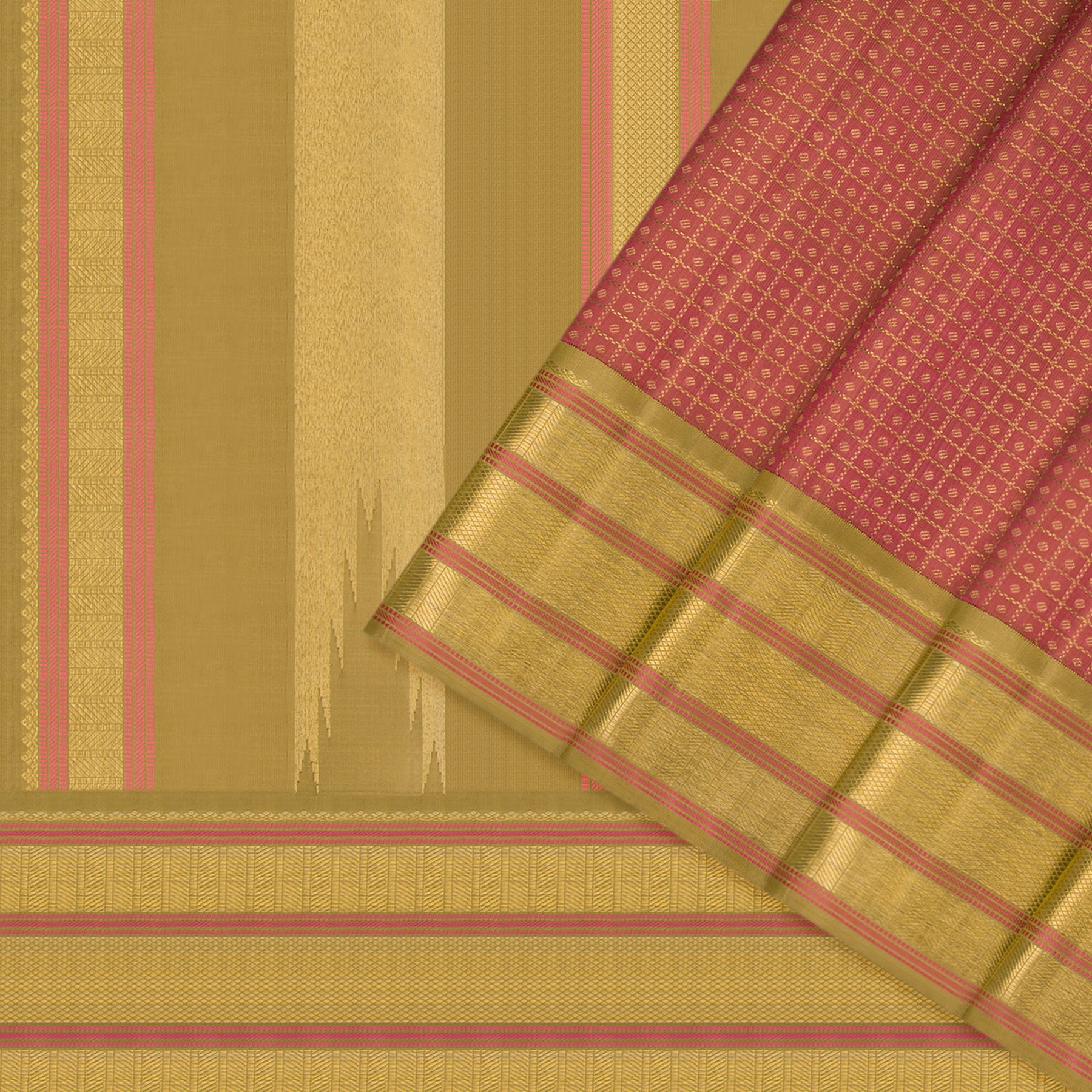 Kanakavalli Kanjivaram Silk Sari 24-595-HS001-03950 - Cover View