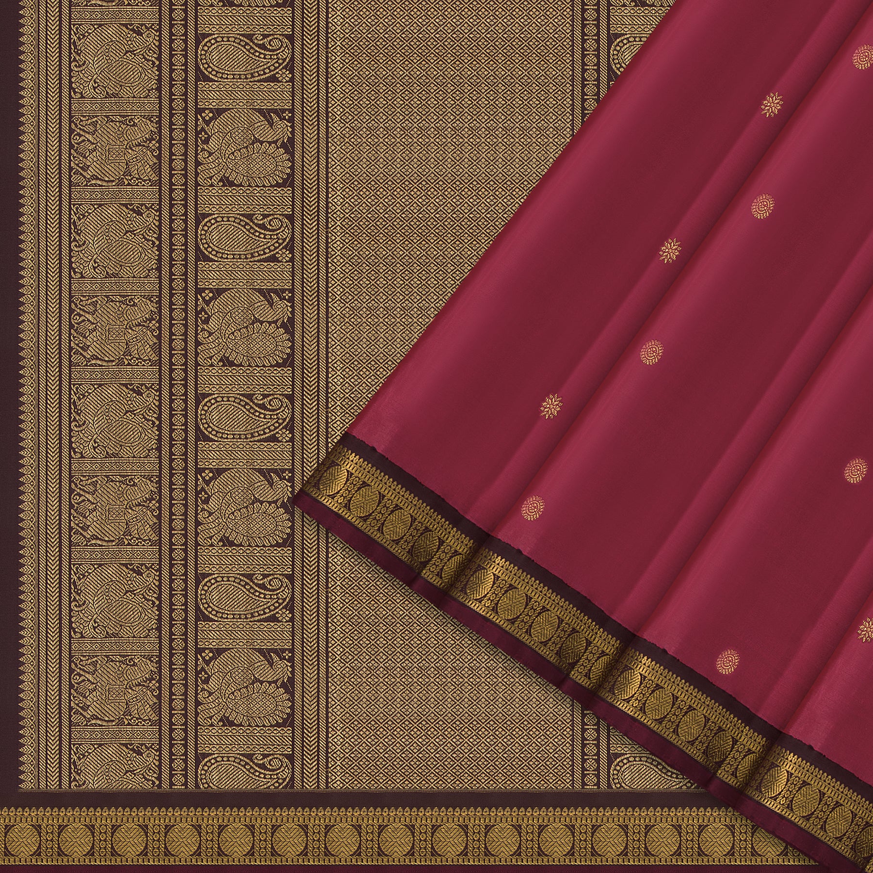 Kanakavalli Kanjivaram Silk Sari 24-595-HS001-04048 - Cover View