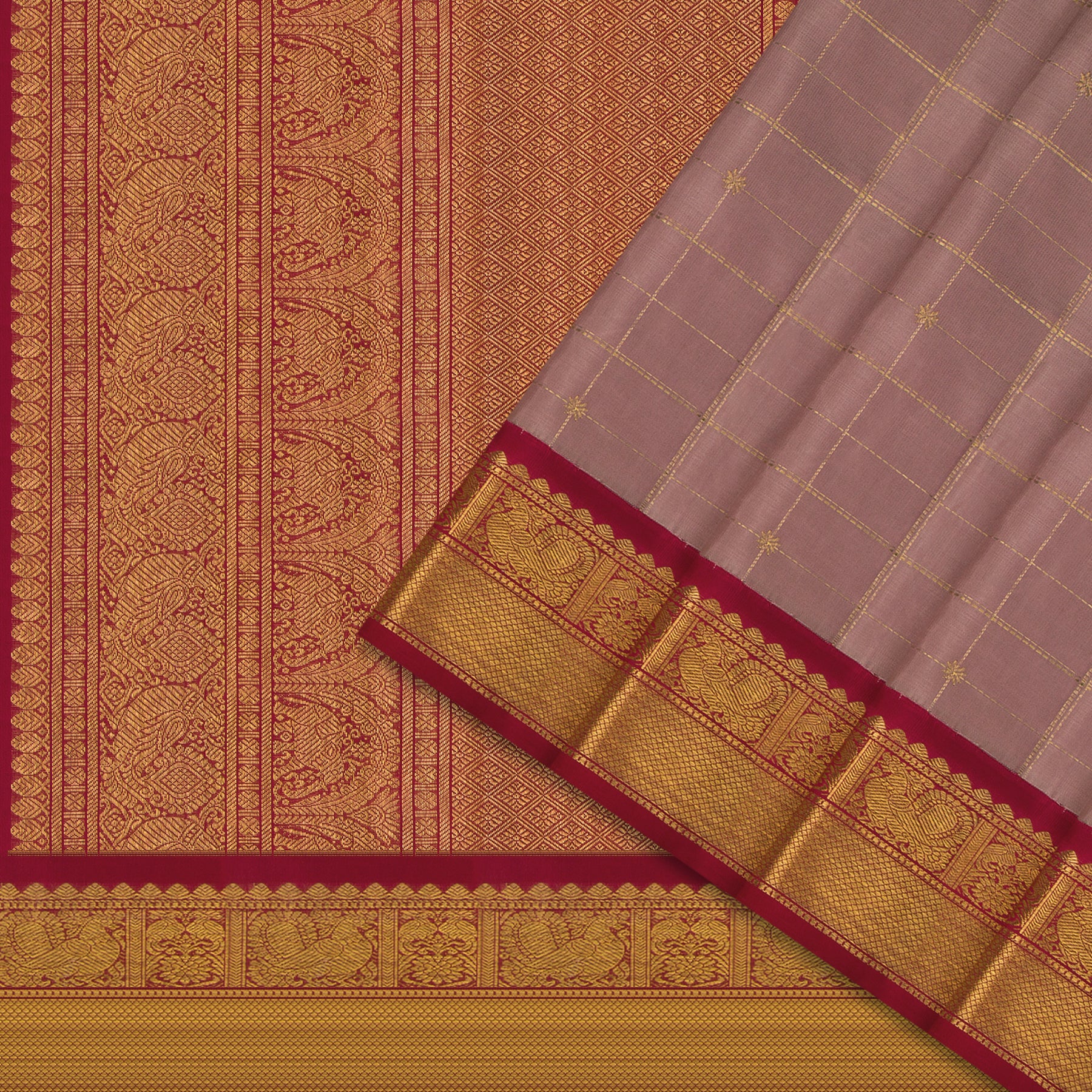 Kanakavalli Kanjivaram Silk Sari 24-595-HS001-04068 - Cover View
