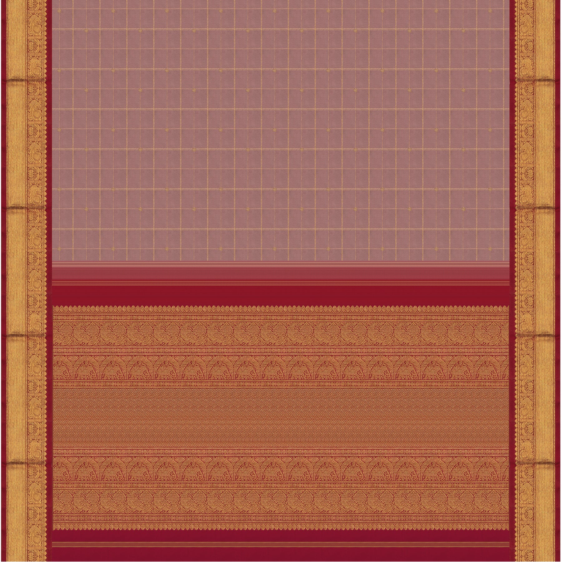 Kanakavalli Kanjivaram Silk Sari 24-595-HS001-04068 - Full View