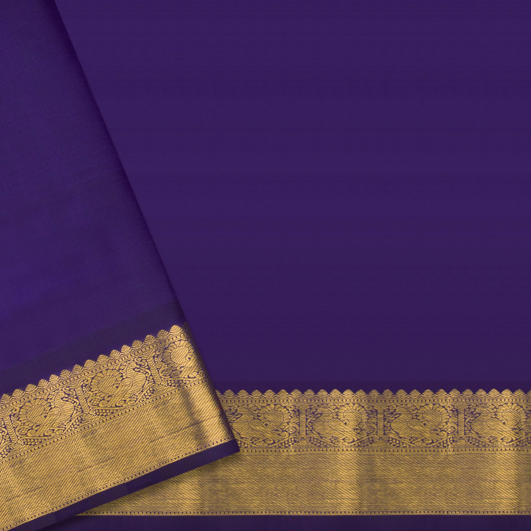 Kanakavalli Kanjivaram Silk Sari 24-595-HS001-04076 - Blouse View