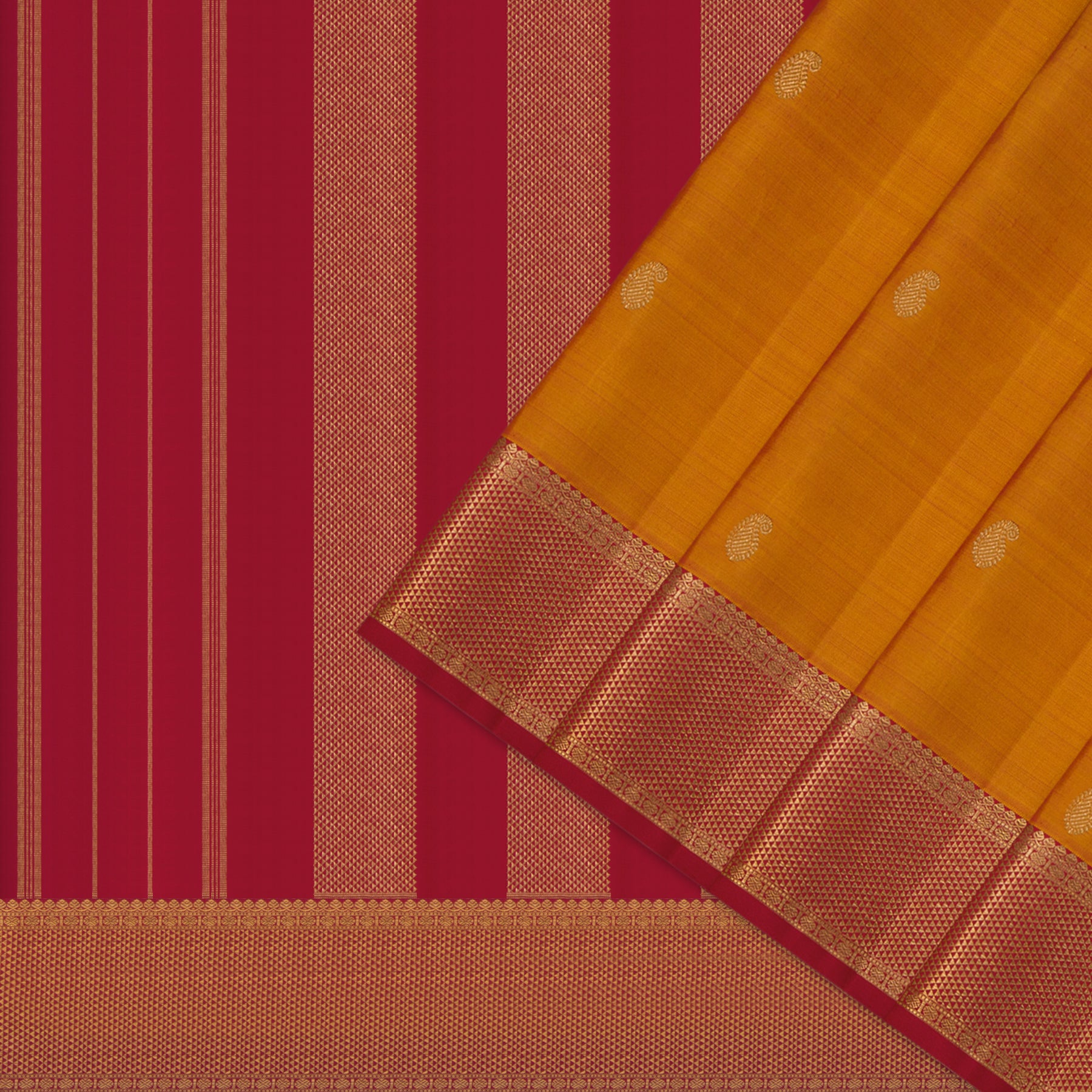 Kanakavalli Kanjivaram Silk Sari 24-595-HS001-04089 - Cover View