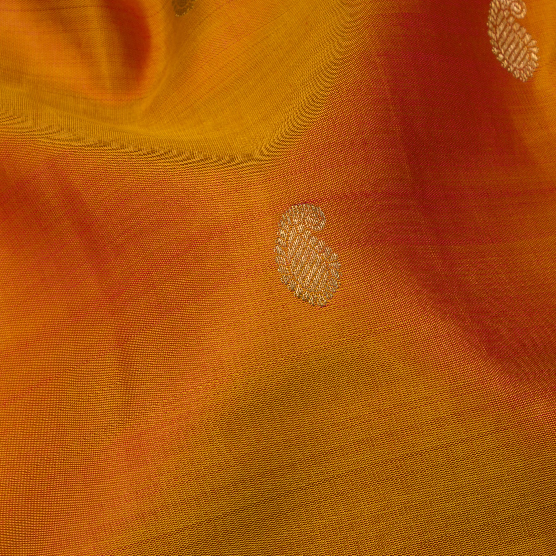 Kanakavalli Kanjivaram Silk Sari 24-595-HS001-04089 - Fabric View