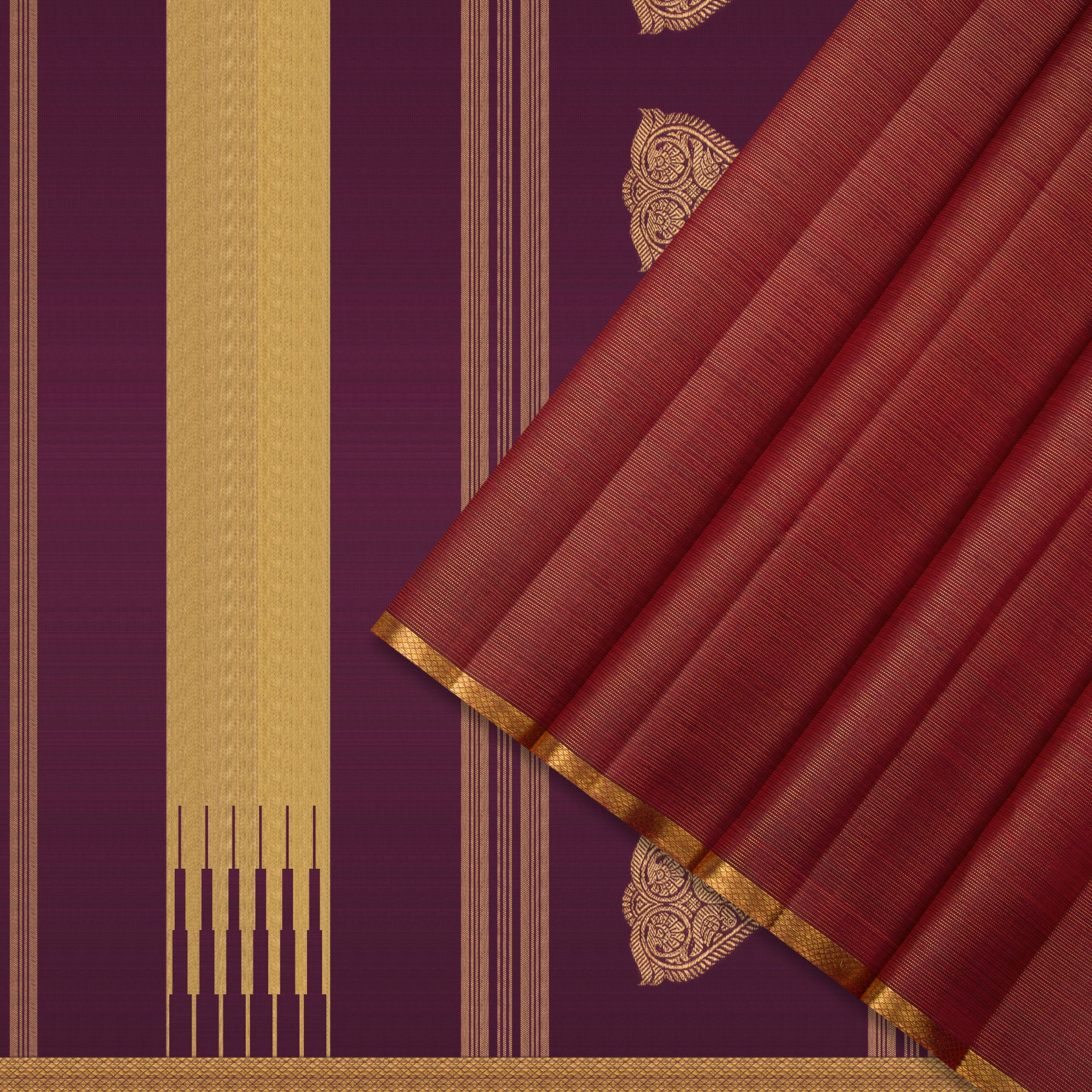 Kanakavalli Kanjivaram Silk Sari 24-595-HS001-04091 - Cover View