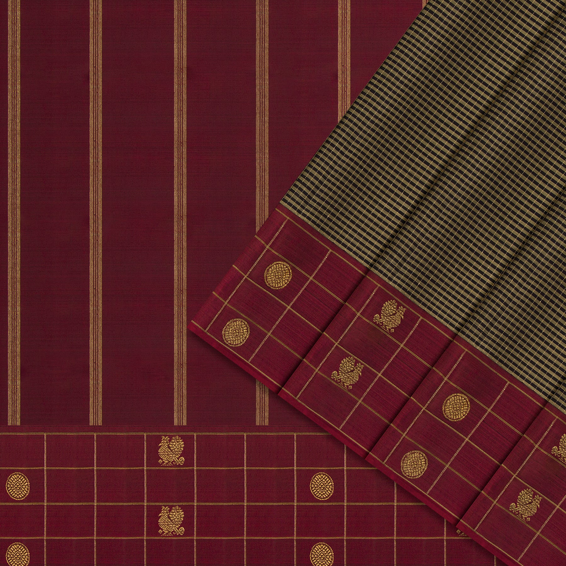 Kanakavalli Kanjivaram Silk Sari 24-595-HS001-04126 - Cover View