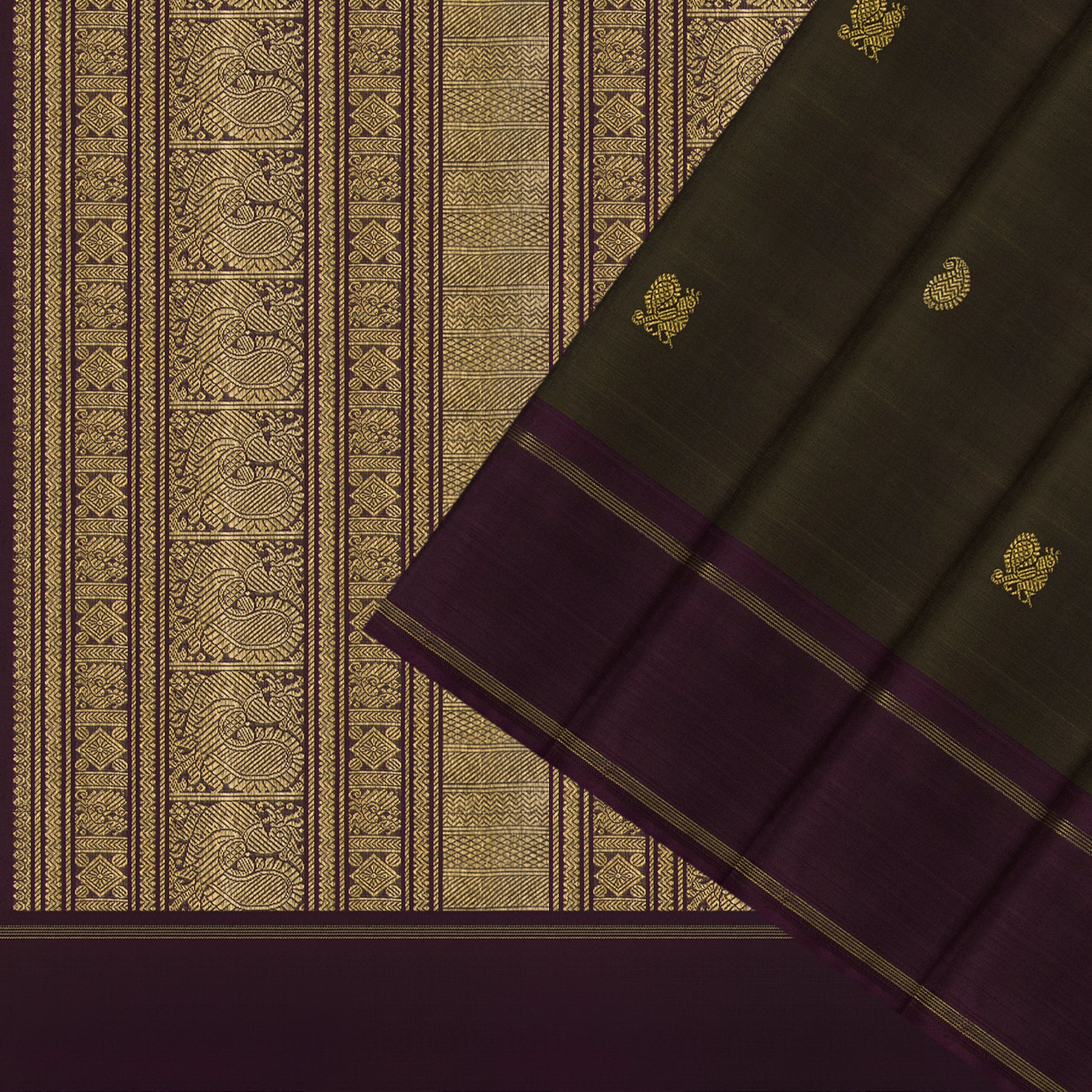 Kanakavalli Kanjivaram Silk Sari 24-595-HS001-04146 - Cover View