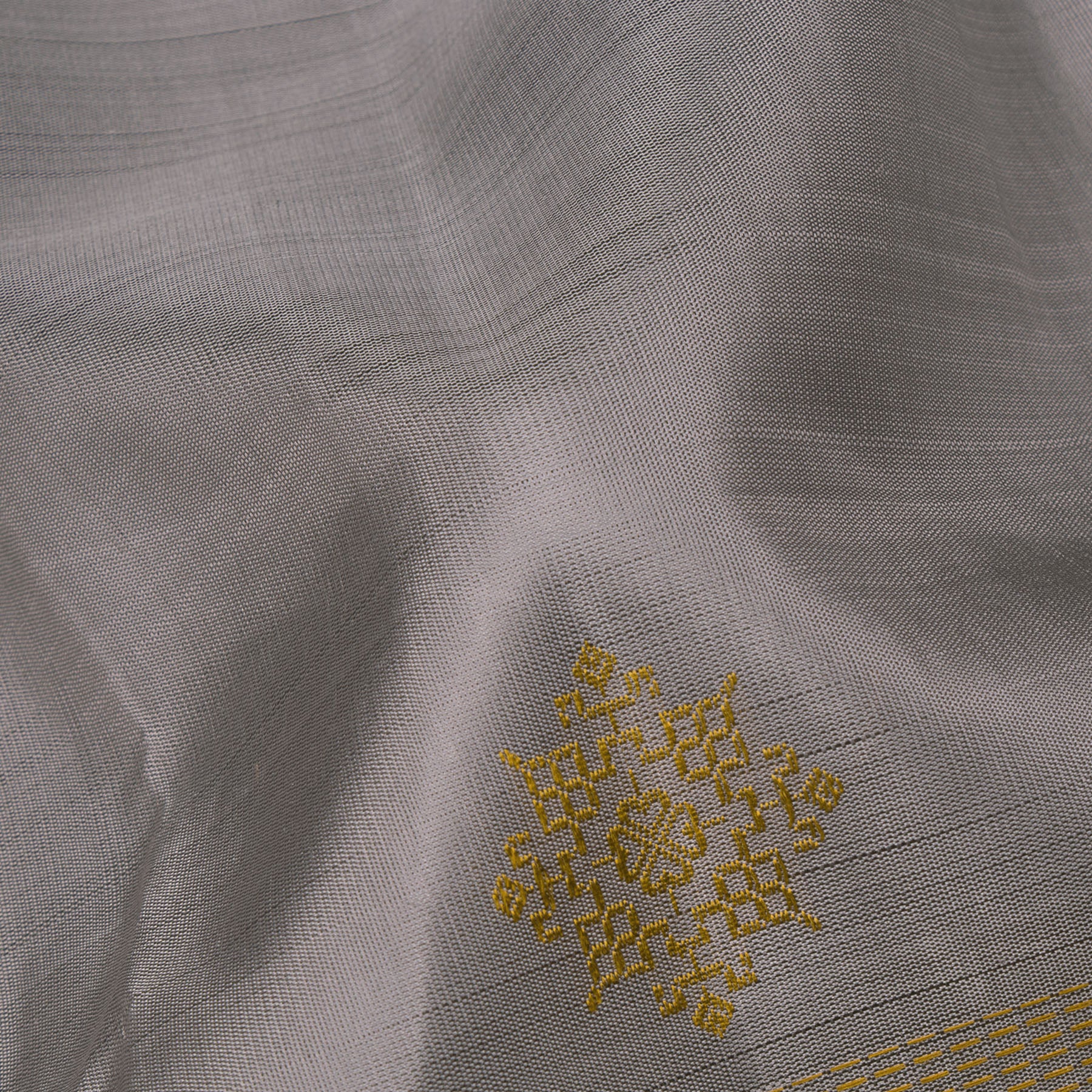 Kanakavalli Kanjivaram Silk Sari 24-595-HS001-04967 - Fabric View