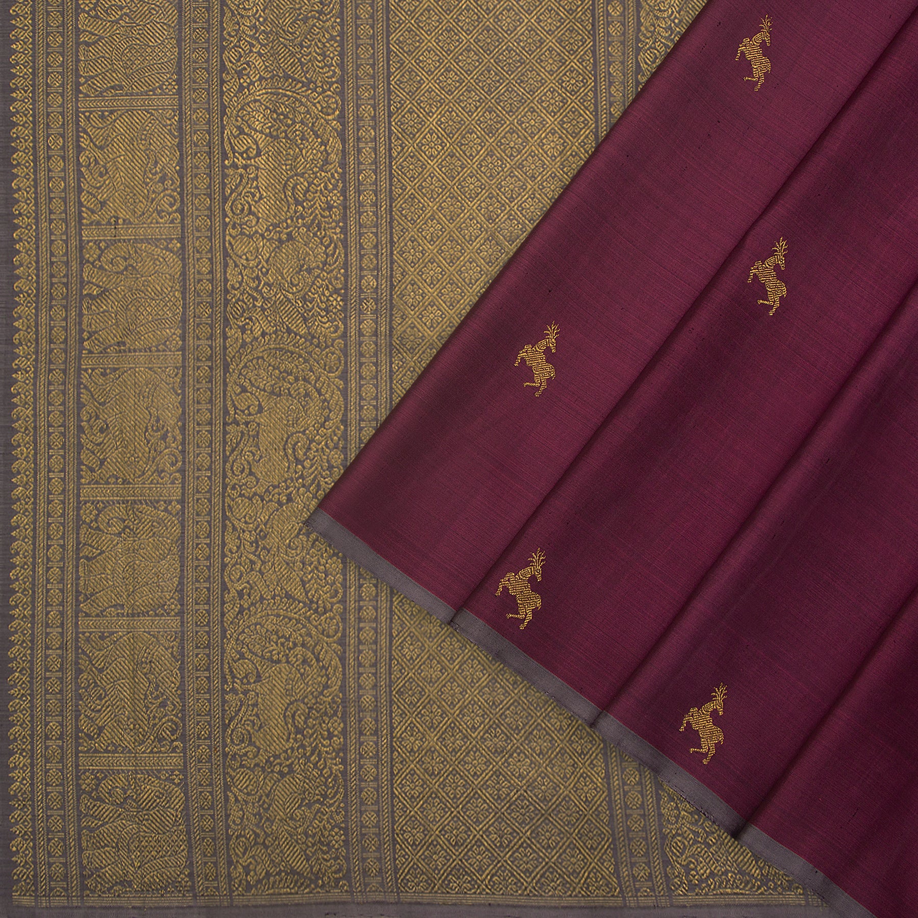 Kanakavalli Kanjivaram Silk Sari 24-595-HS001-04982 - Cover View