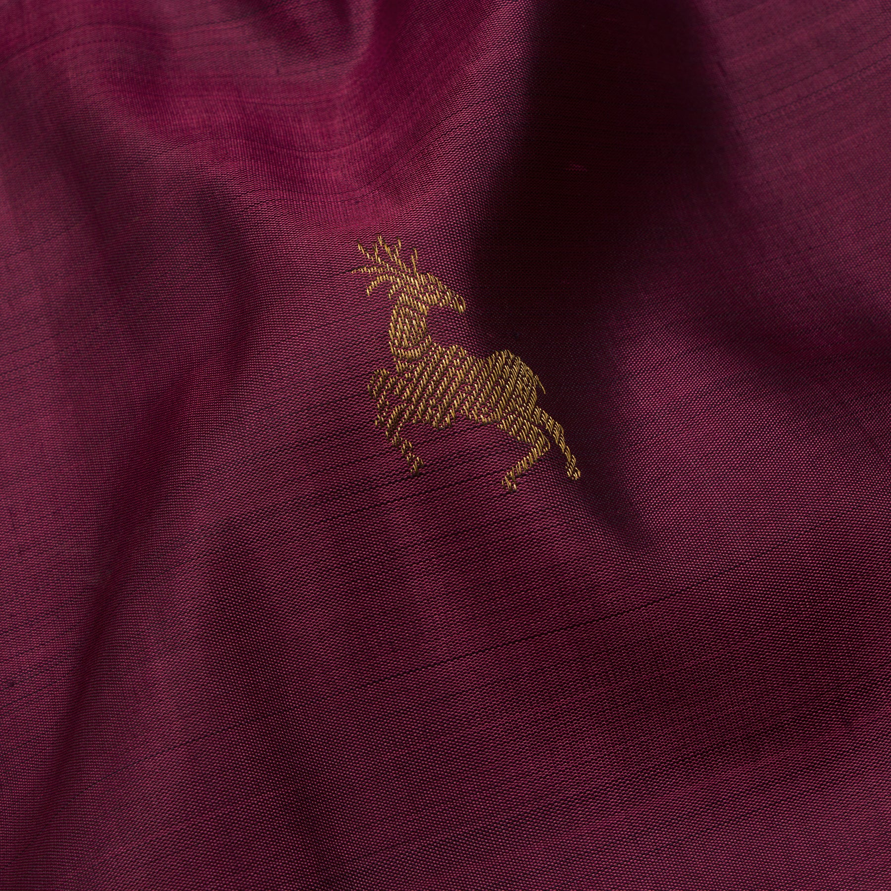 Kanakavalli Kanjivaram Silk Sari 24-595-HS001-04982 - Fabric View