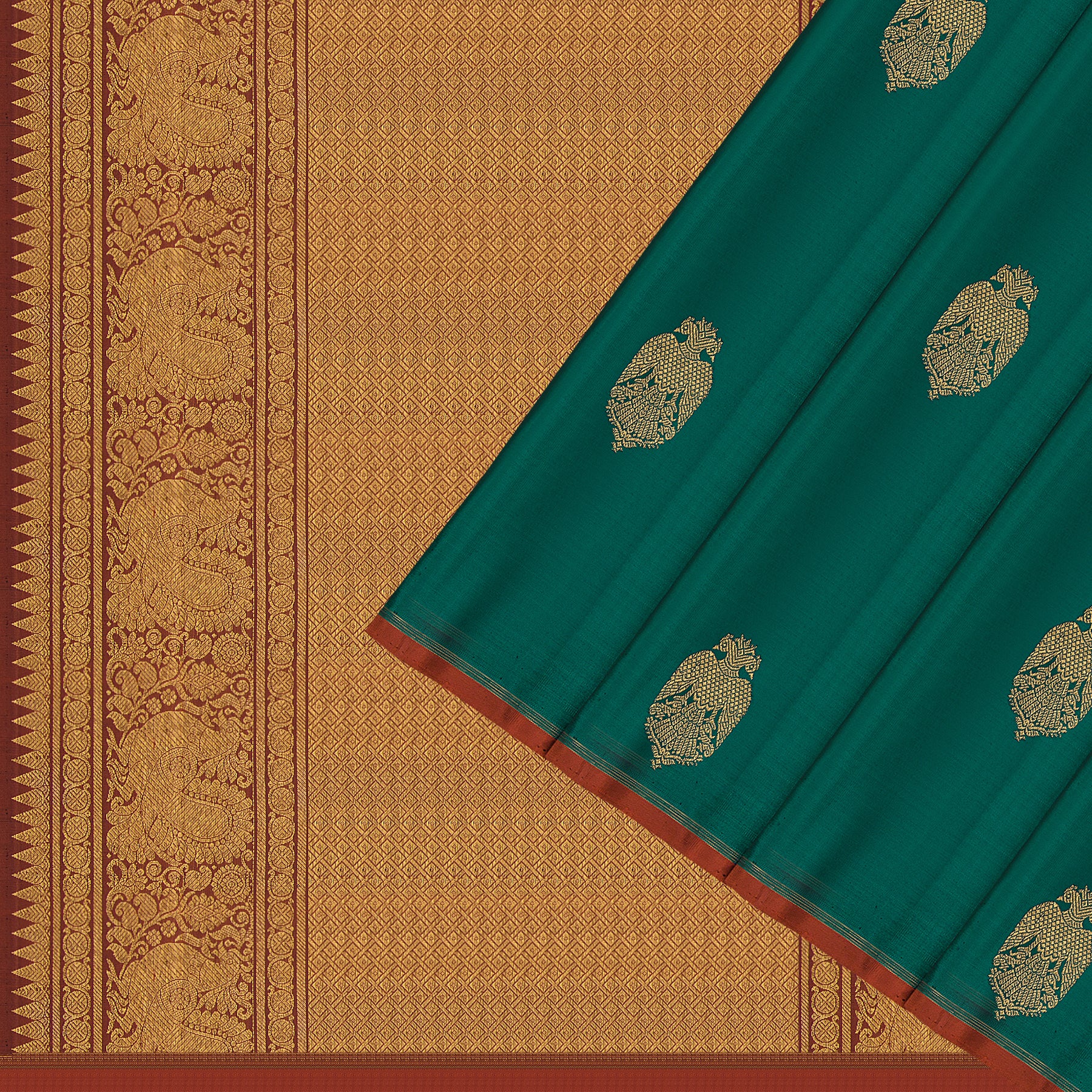 Kanakavalli Kanjivaram Silk Sari 24-595-HS001-04994 - Cover View