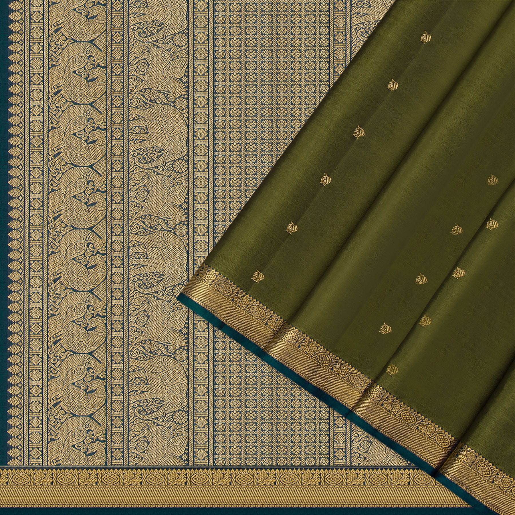 Kanakavalli Kanjivaram Silk Sari 24-595-HS001-05018 - Cover View