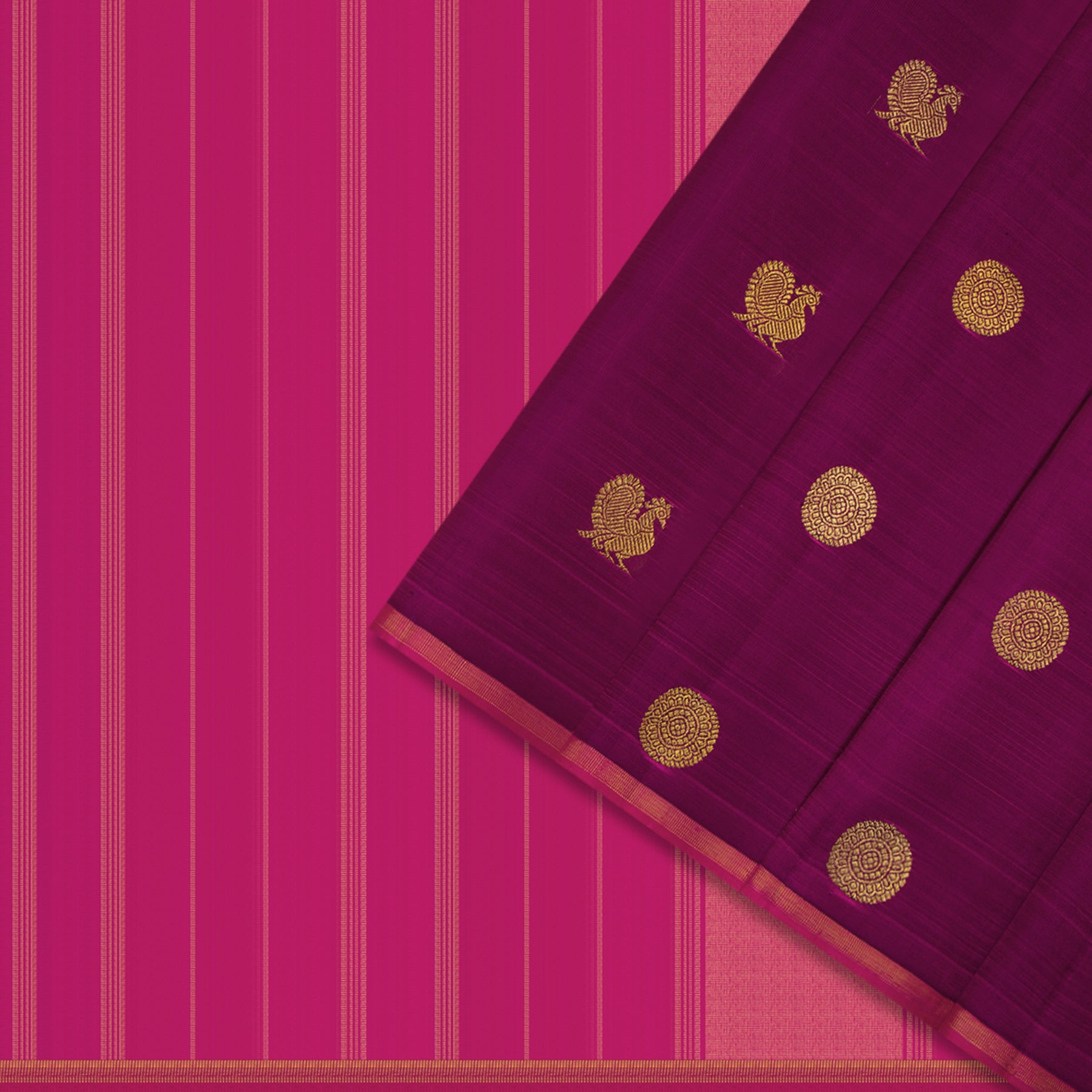 Kanakavalli Kanjivaram Silk Sari 24-595-HS001-05053 - Cover View