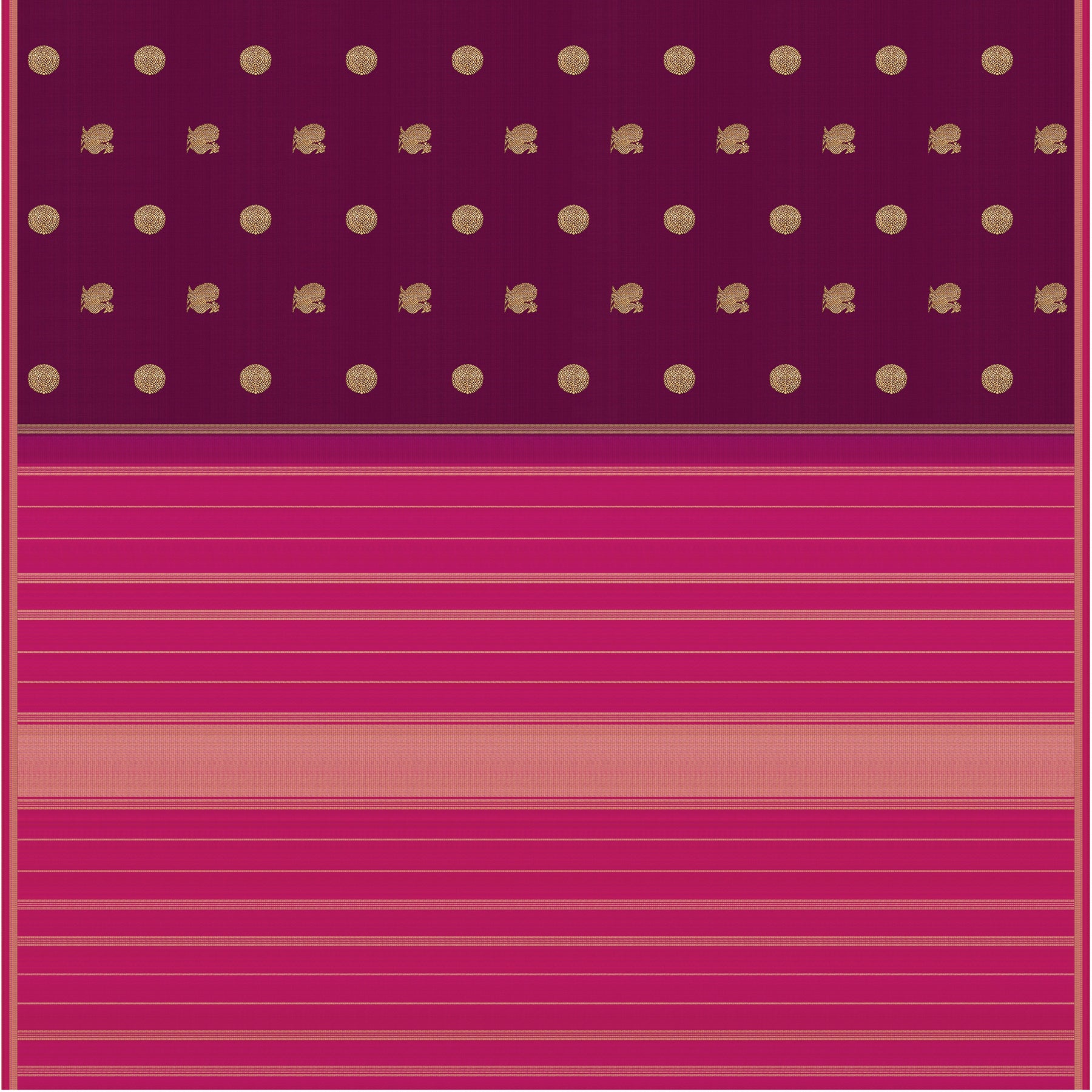 Kanakavalli Kanjivaram Silk Sari 24-595-HS001-05053 - Full View