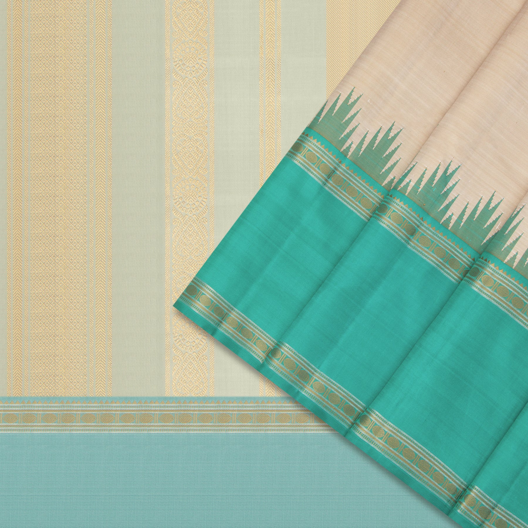 Kanakavalli Kanjivaram Silk Sari 24-595-HS001-05076 - Cover View