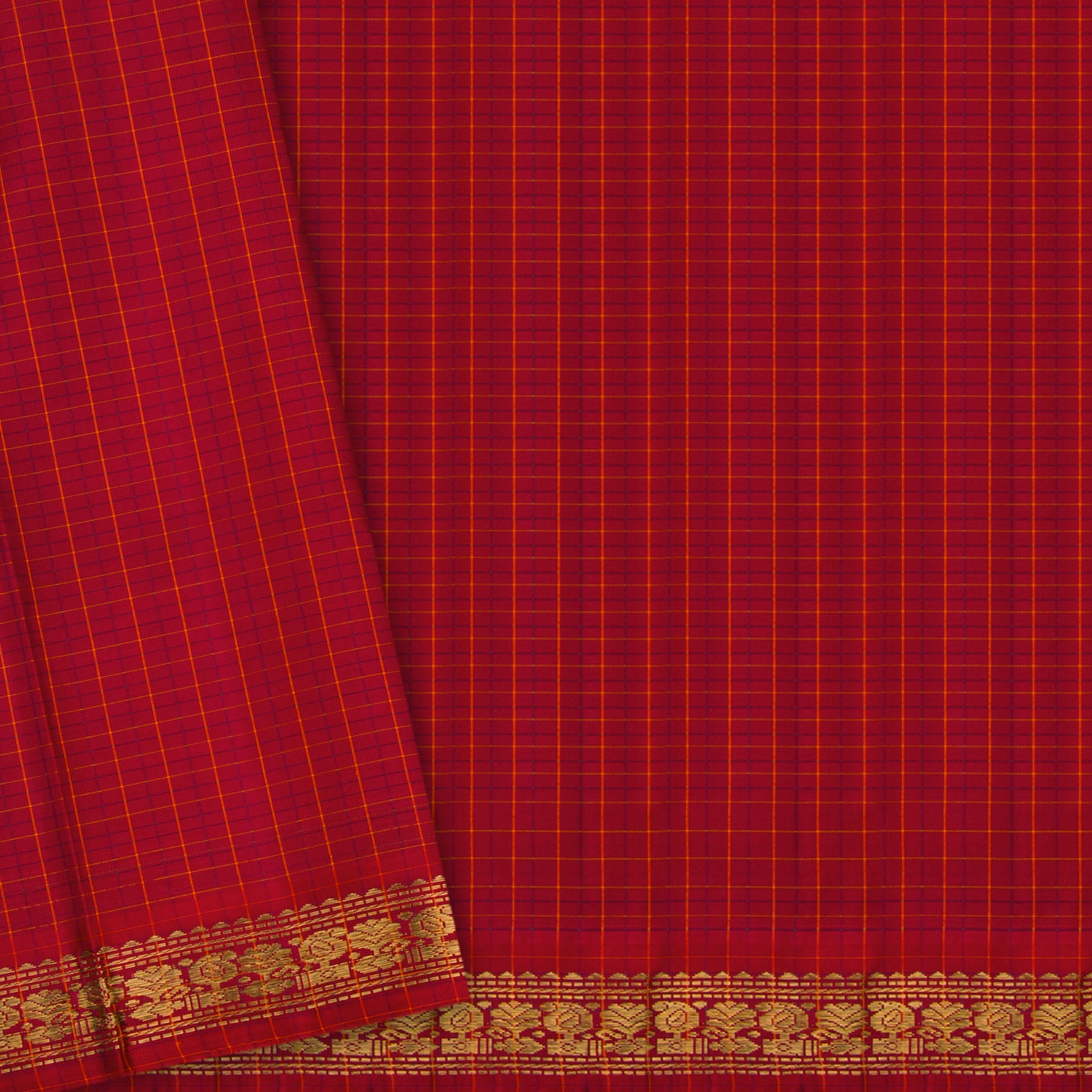 Kanakavalli Kanjivaram Silk Sari 24-595-HS001-05080 - Blouse View