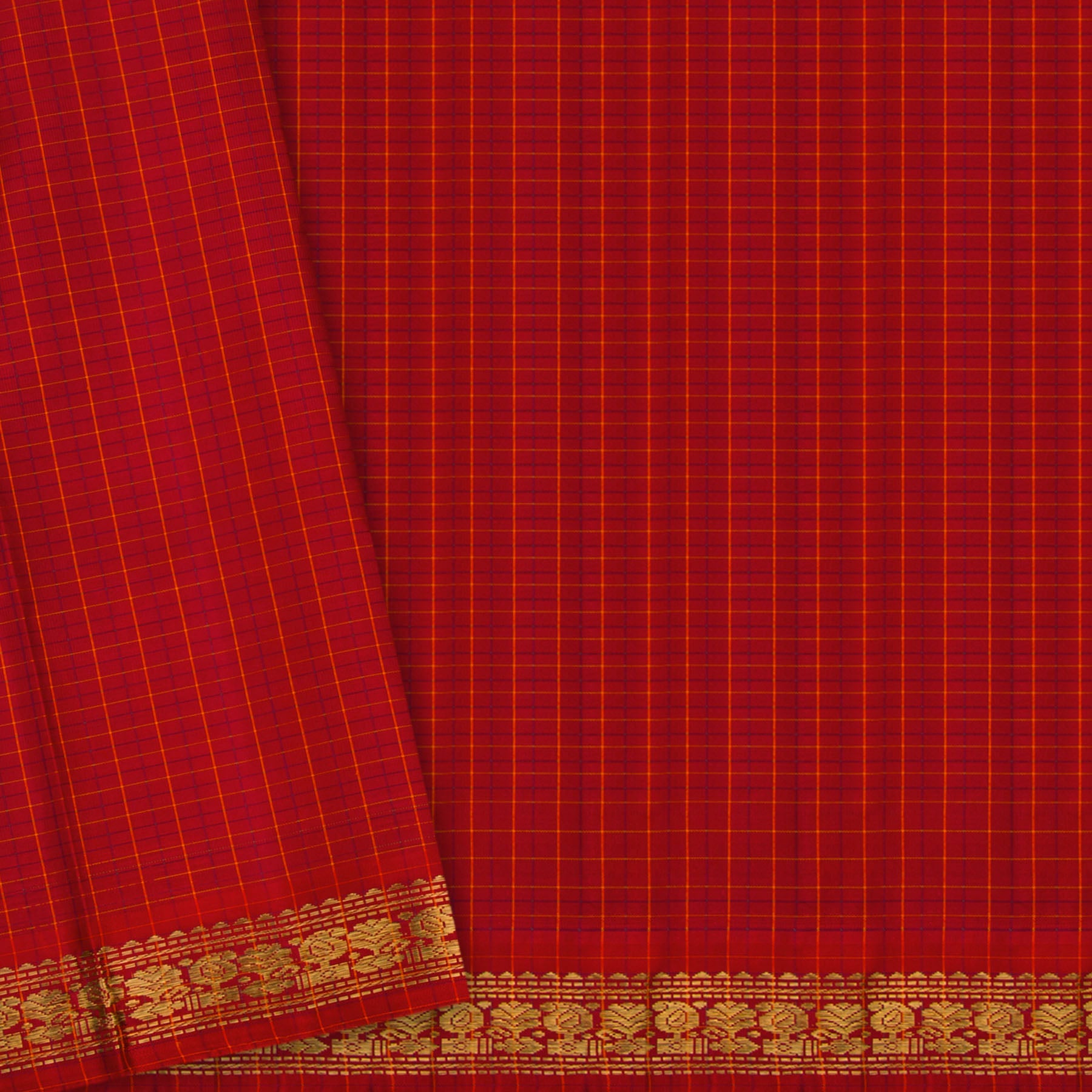 Kanakavalli Kanjivaram Silk Sari 24-595-HS001-05080 - Blouse View