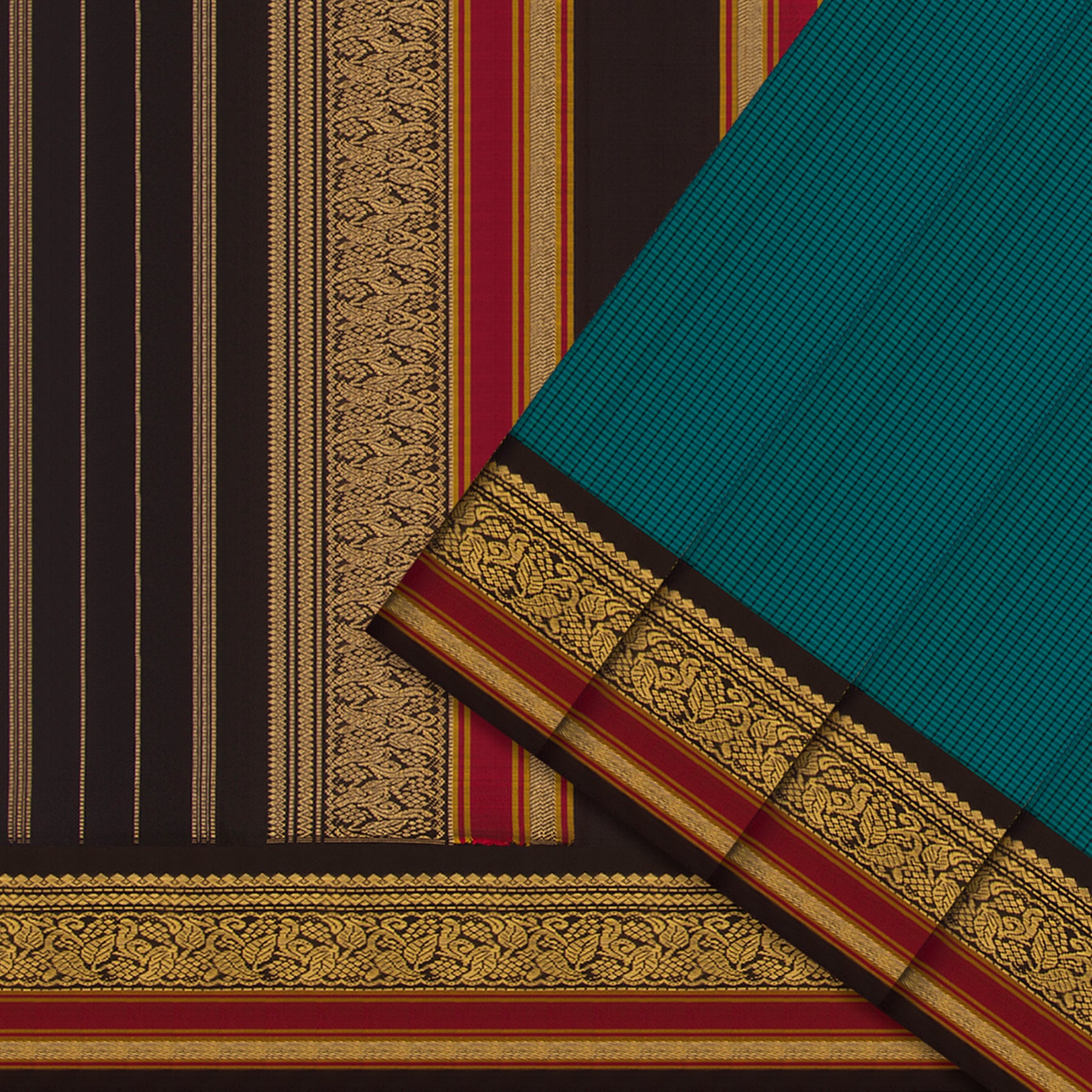 Kanakavalli Kanjivaram Silk Sari 24-595-HS001-05086 - Cover View