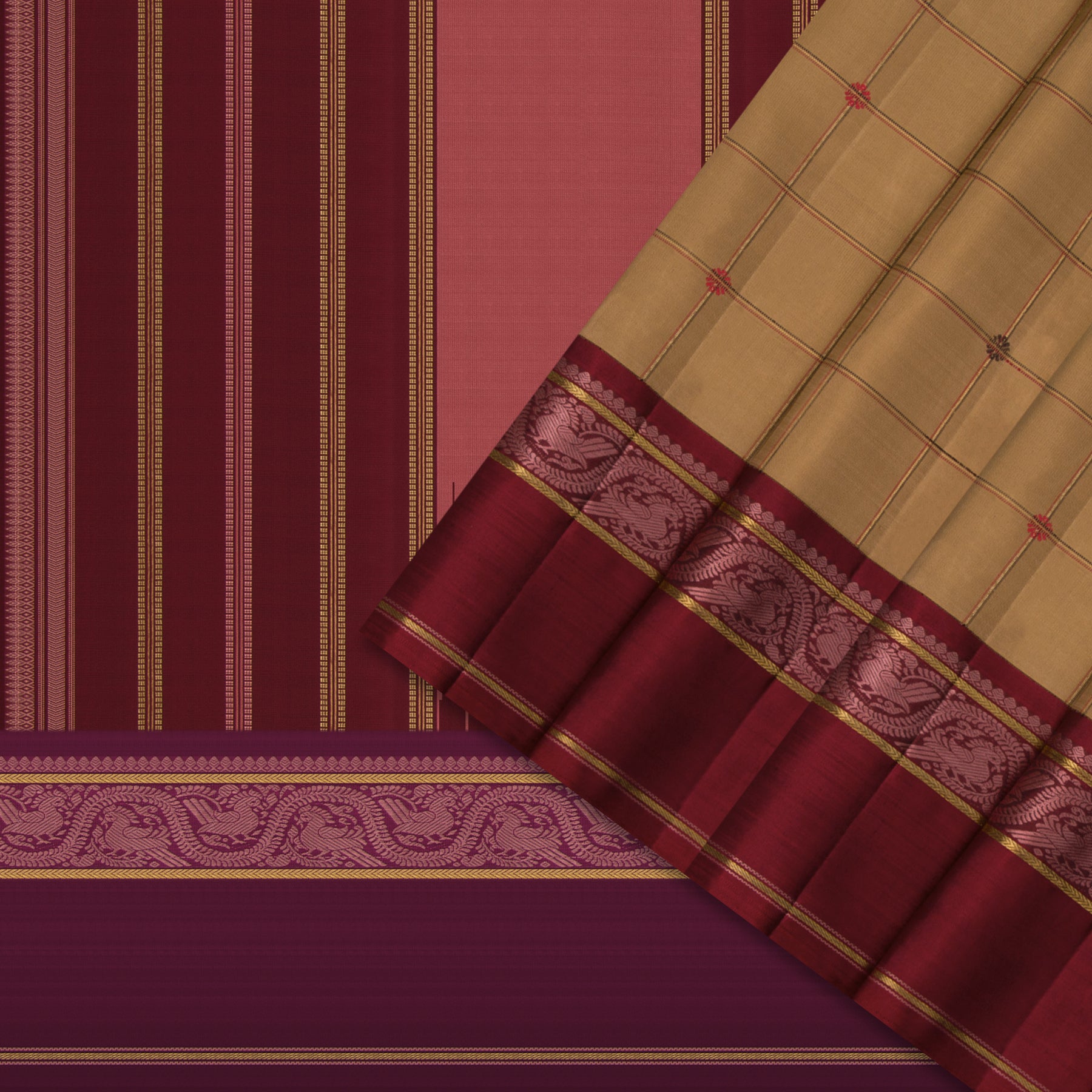 Kanakavalli Kanjivaram Silk Sari 24-595-HS001-05090 - Cover View