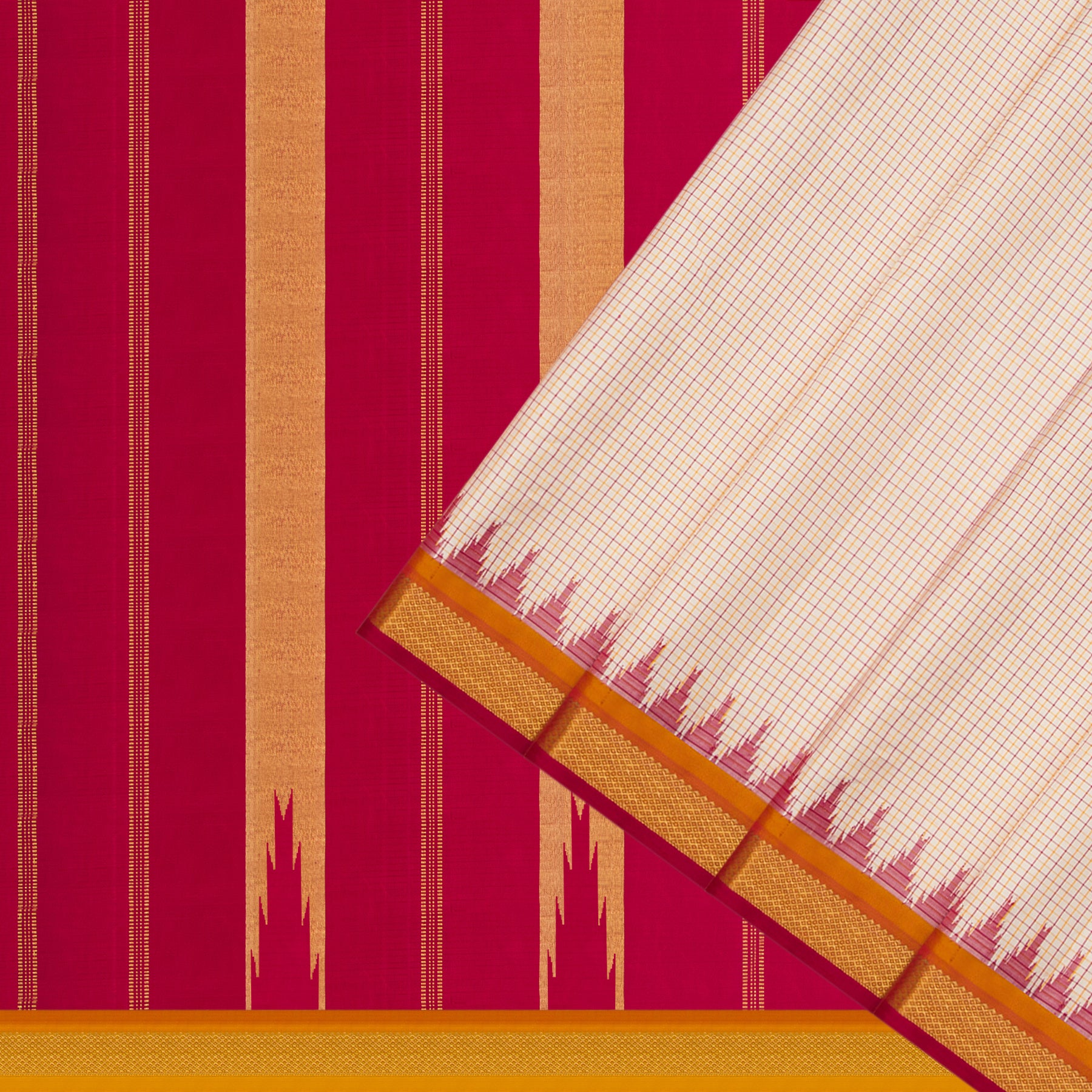 Kanakavalli Kanjivaram Silk Sari 24-595-HS001-05099 - Cover View