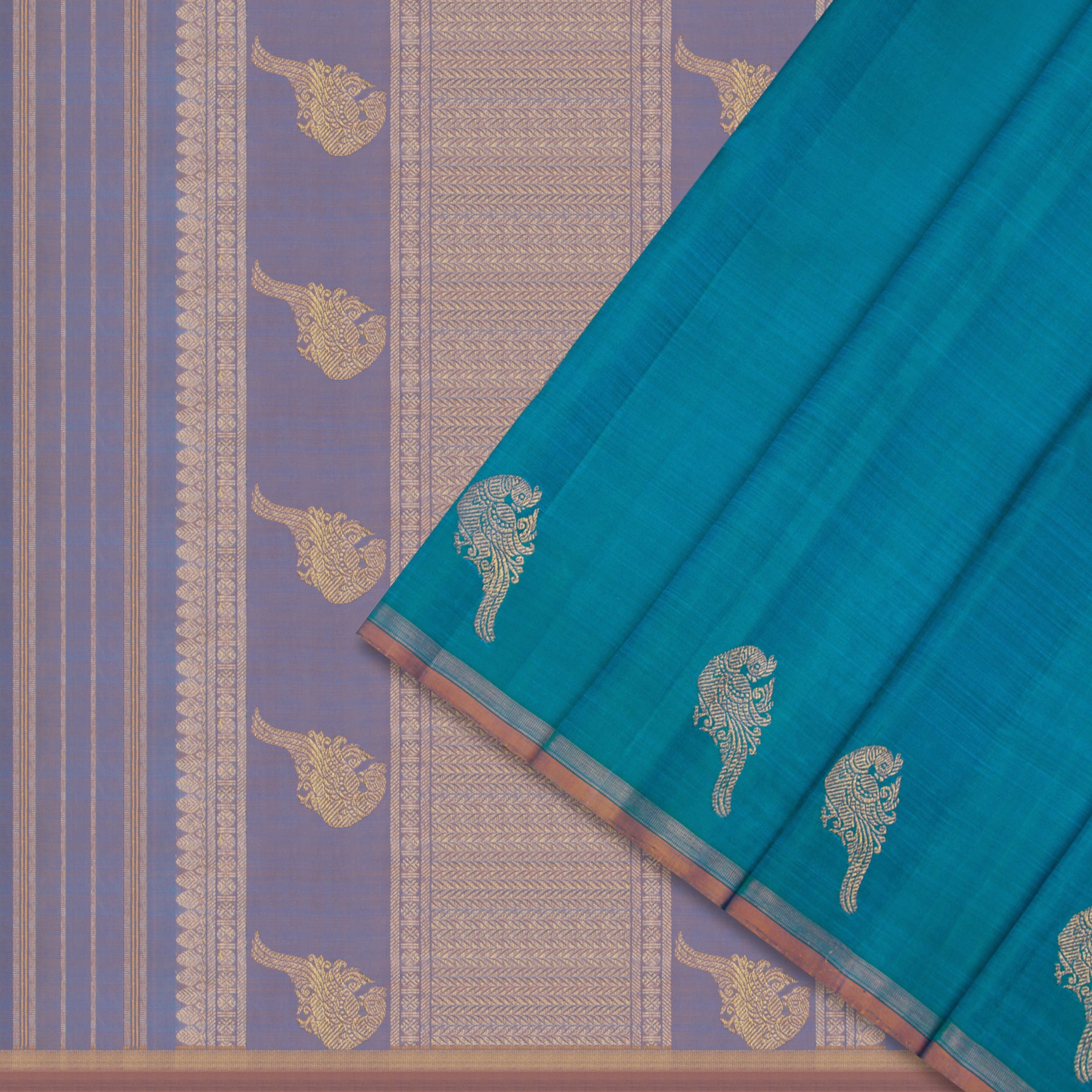 Kanakavalli Kanjivaram Silk Sari 24-595-HS001-07082 - Cover View