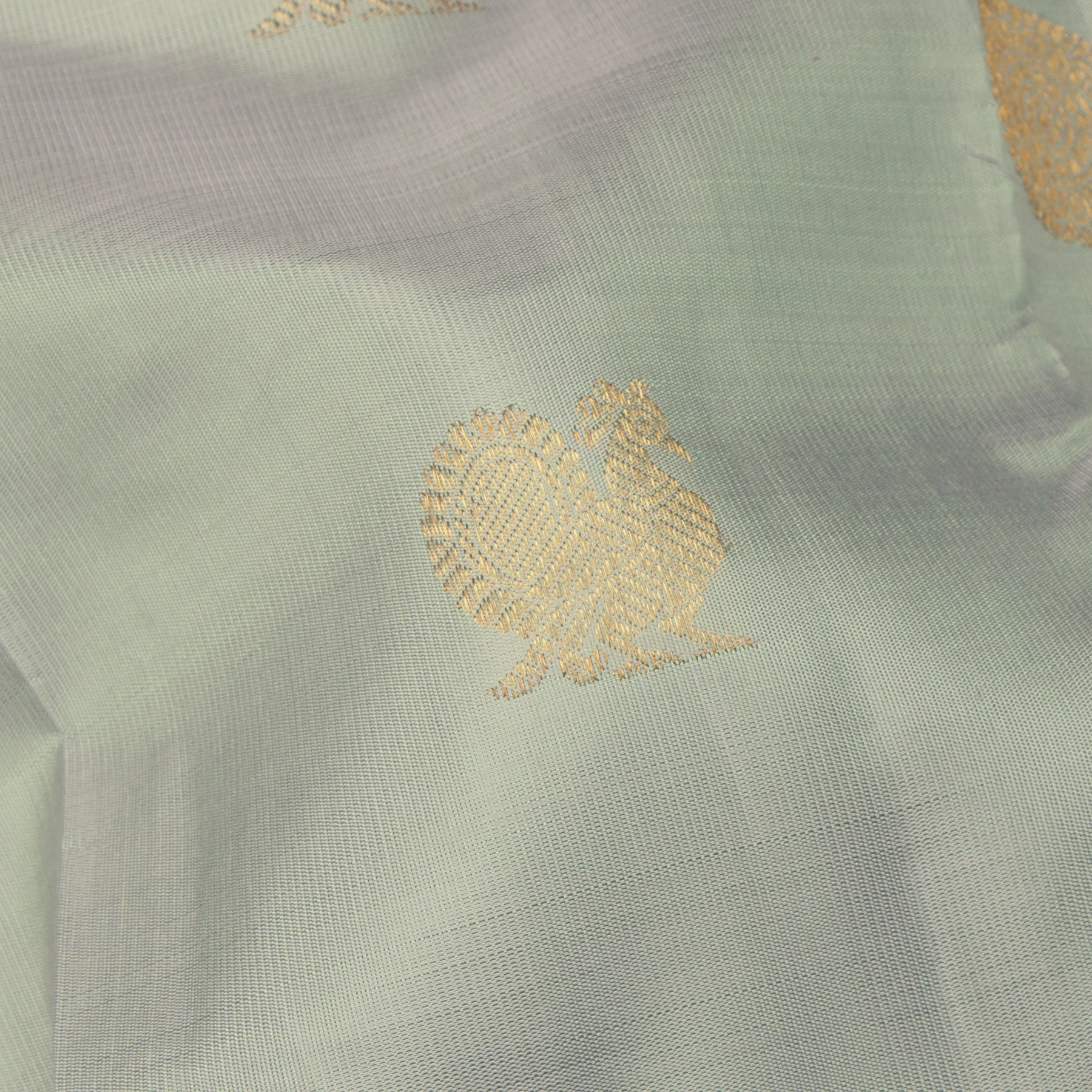 Kanakavalli Kanjivaram Silk Sari 24-595-HS001-07083 - Fabric View