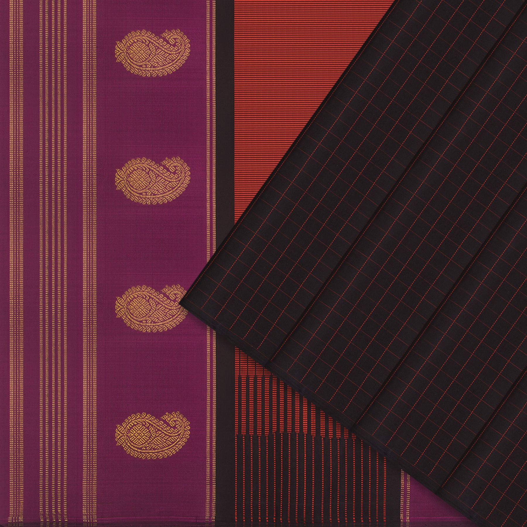 Kanakavalli Kanjivaram Silk Sari 24-595-HS001-07095 - Cover View
