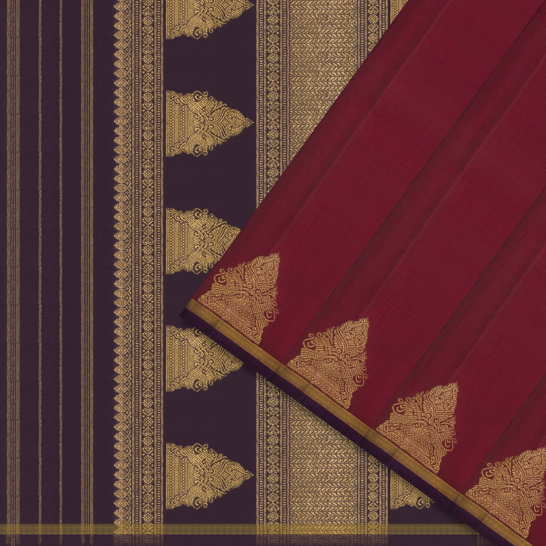 Kanakavalli Kanjivaram Silk Sari 24-595-HS001-07114 - Cover View