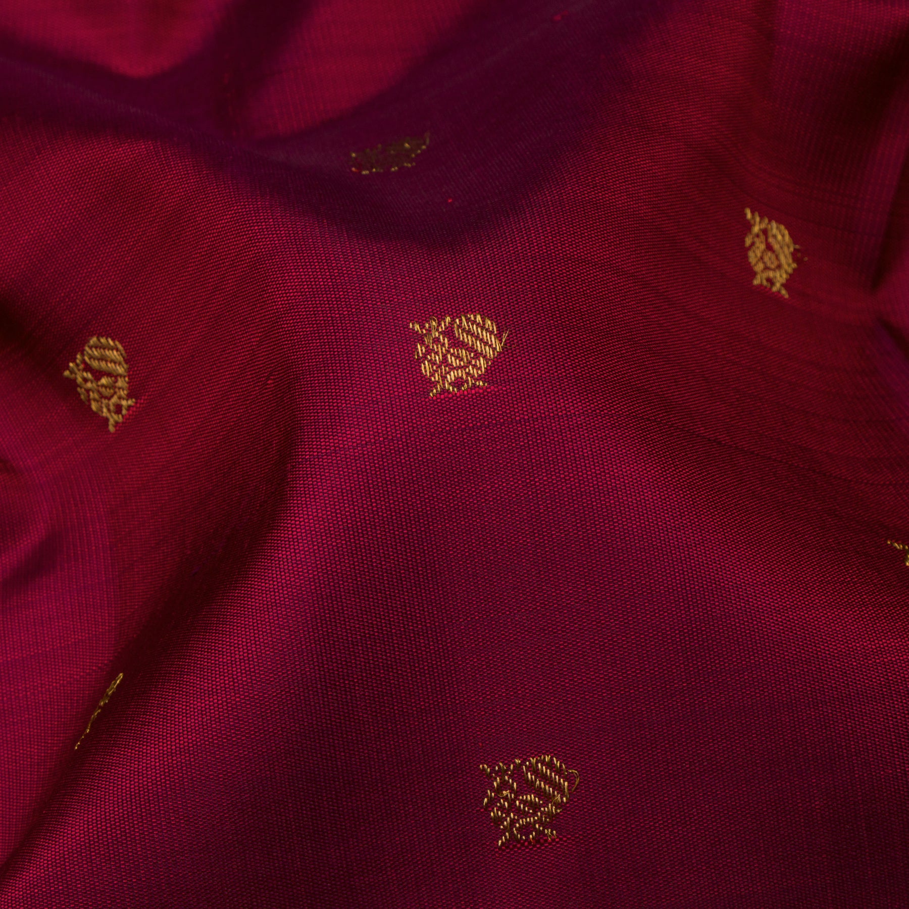 Kanakavalli Kanjivaram Silk Sari 24-595-HS001-07135 - Fabric View