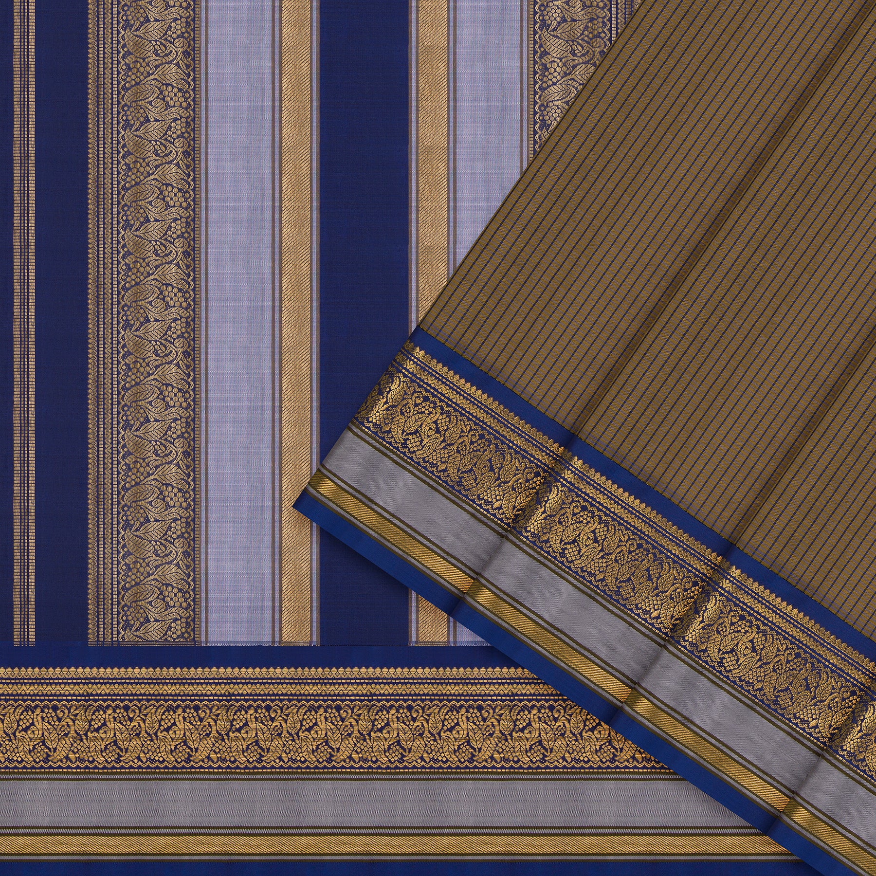 Kanakavalli Kanjivaram Silk Sari 24-595-HS001-11530 - Cover View