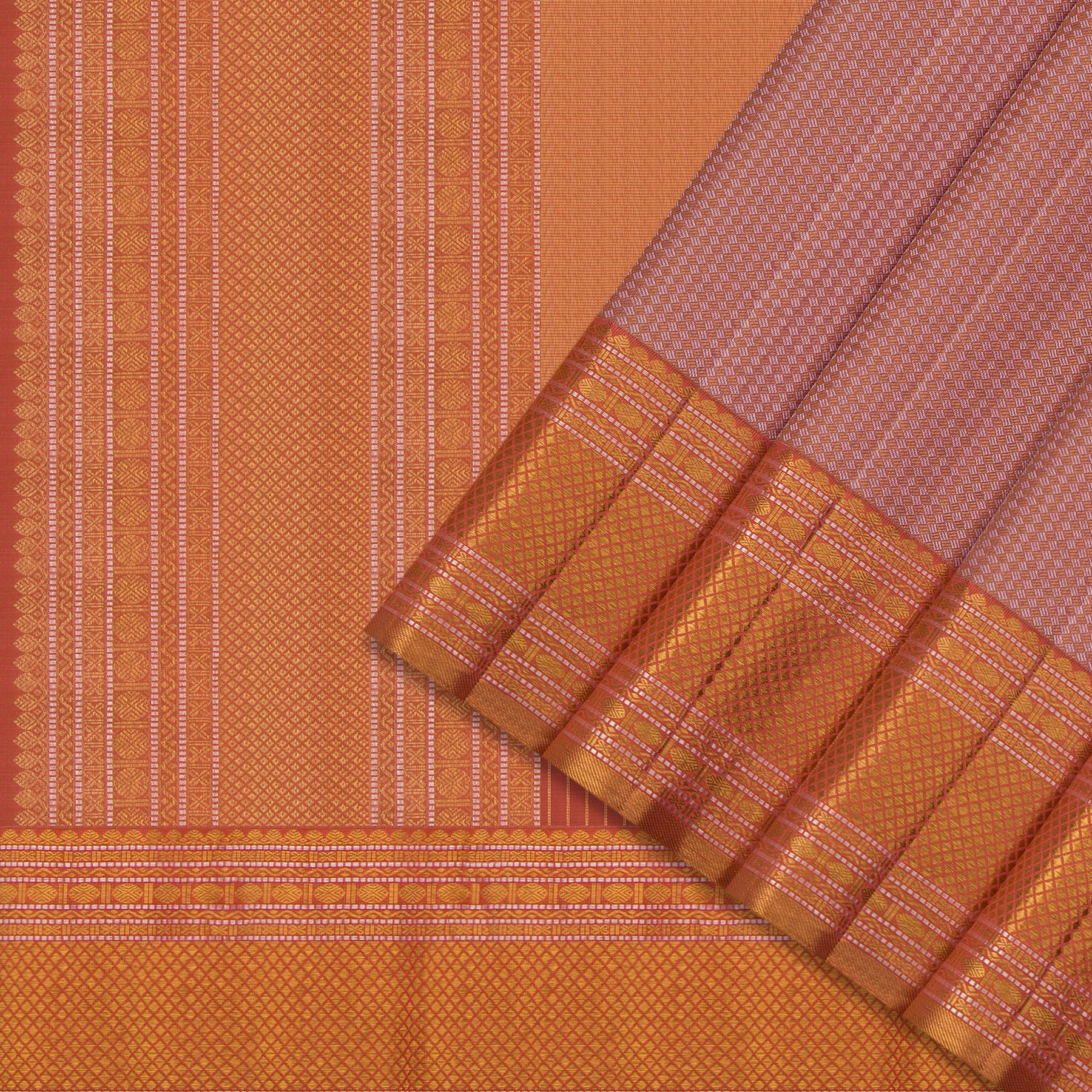 Kanakavalli Kanjivaram Silk Sari 24-595-HS001-07194 - Cover View