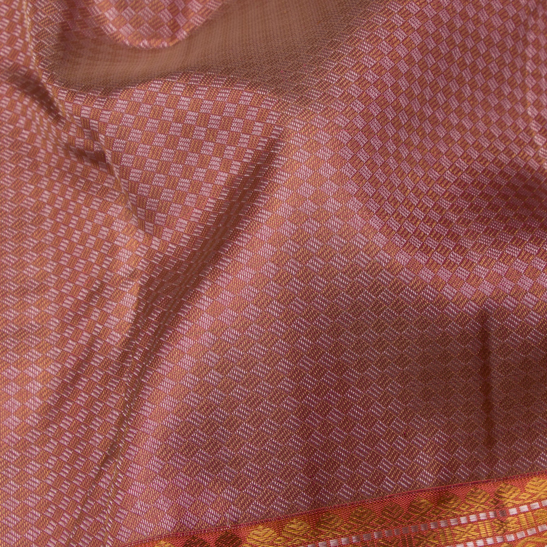 Kanakavalli Kanjivaram Silk Sari 24-595-HS001-07194 - Fabric View