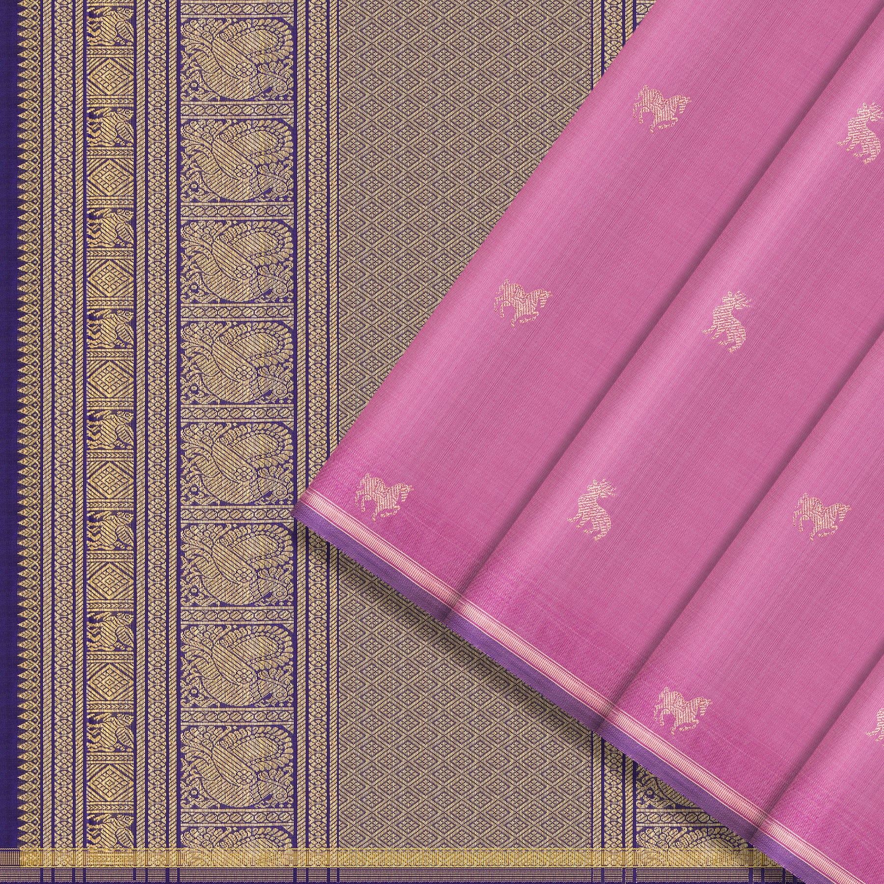 Kanakavalli Kanjivaram Silk Sari 24-595-HS001-07270 - Cover View