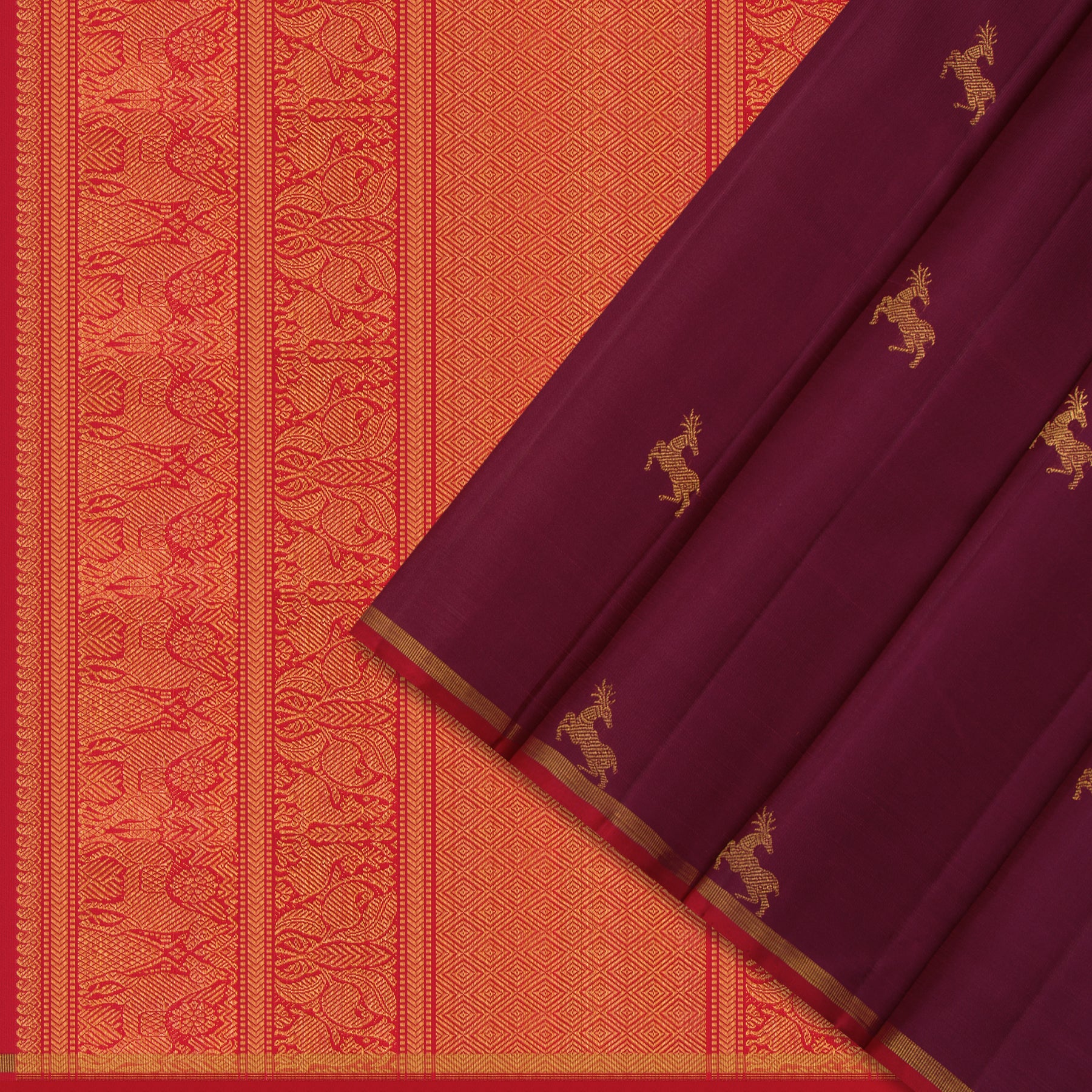 Kanakavalli Kanjivaram Silk Sari 24-595-HS001-07664 - Cover View