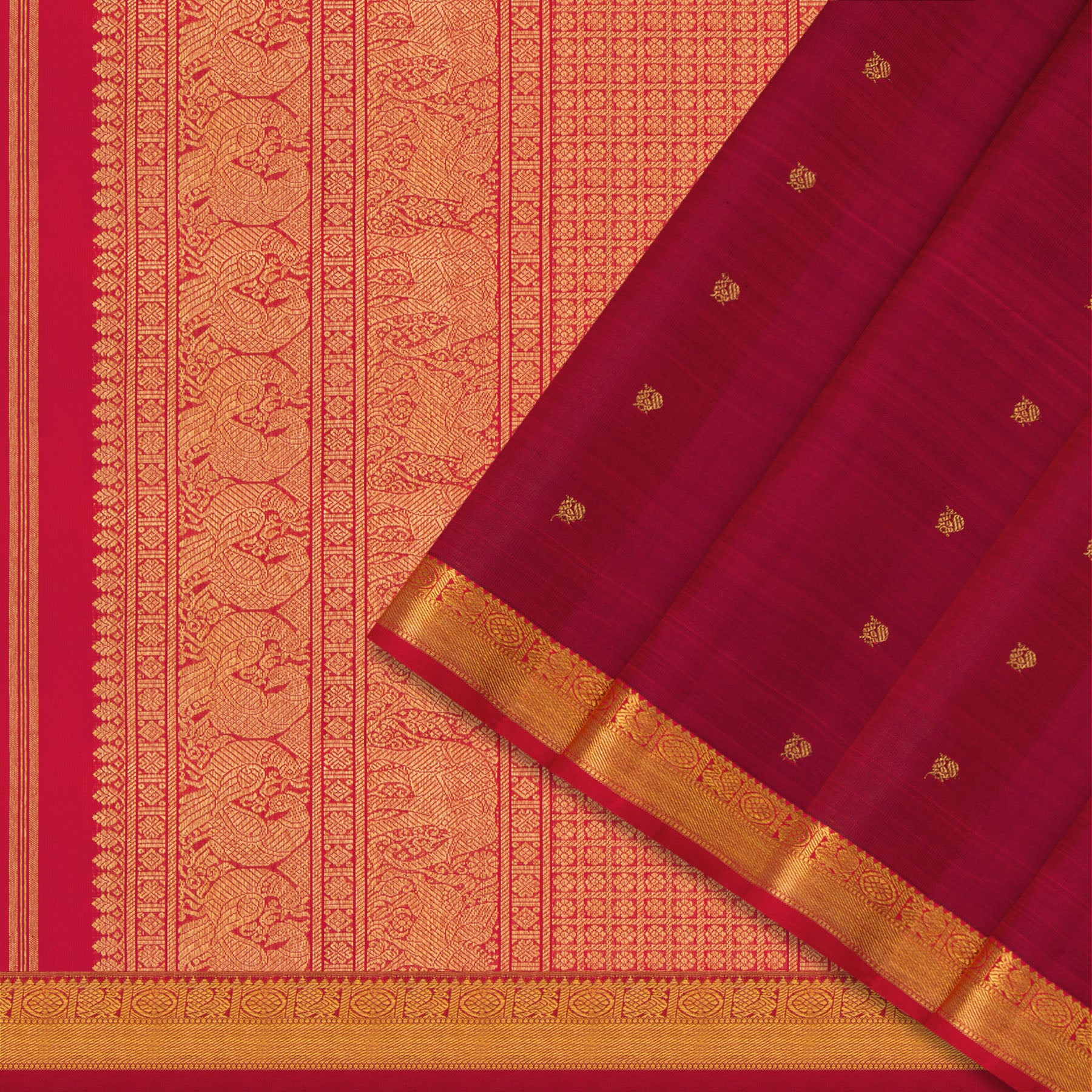 Kanakavalli Kanjivaram Silk Sari 24-595-HS001-07682 - Cover View