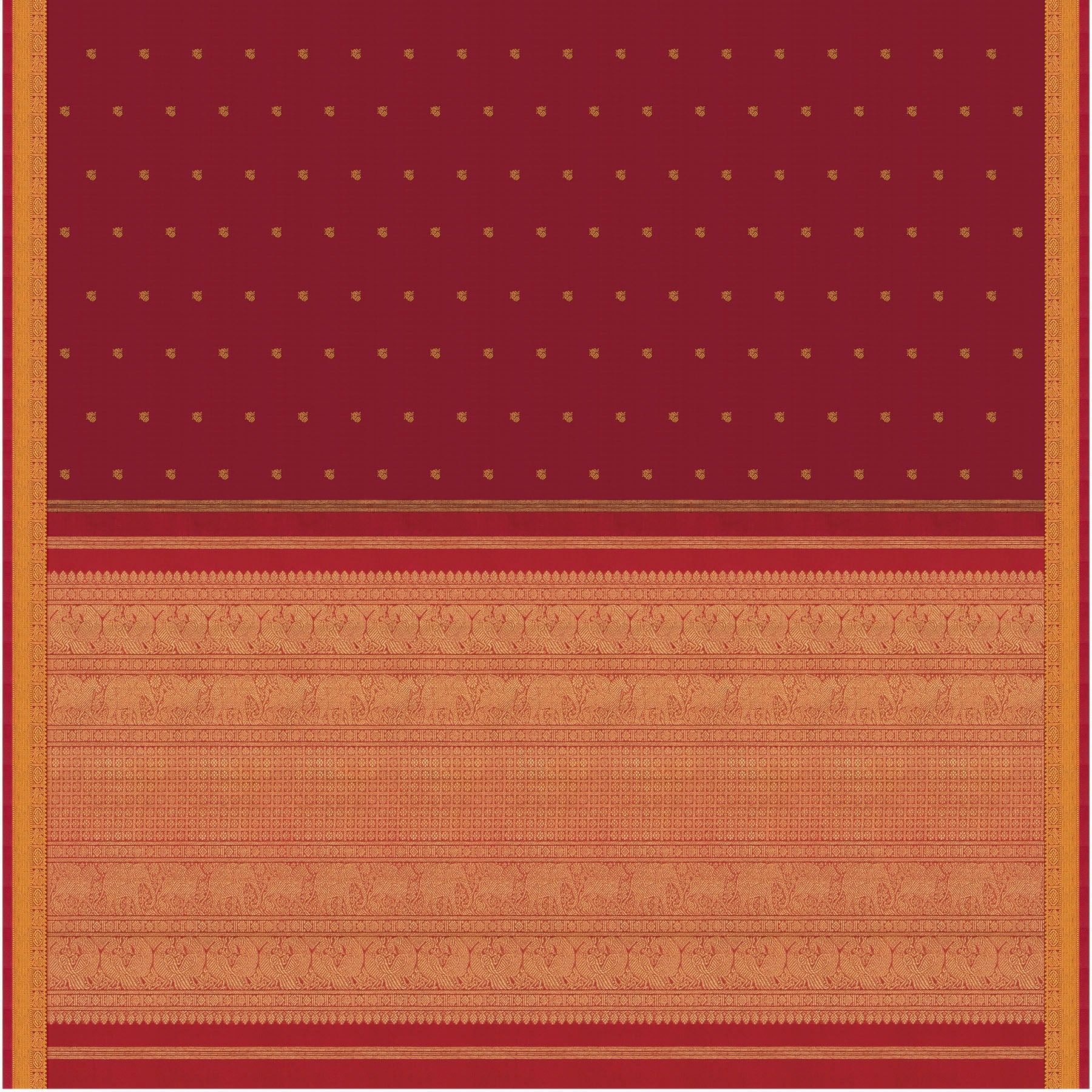 Kanakavalli Kanjivaram Silk Sari 24-595-HS001-07682 - Full View