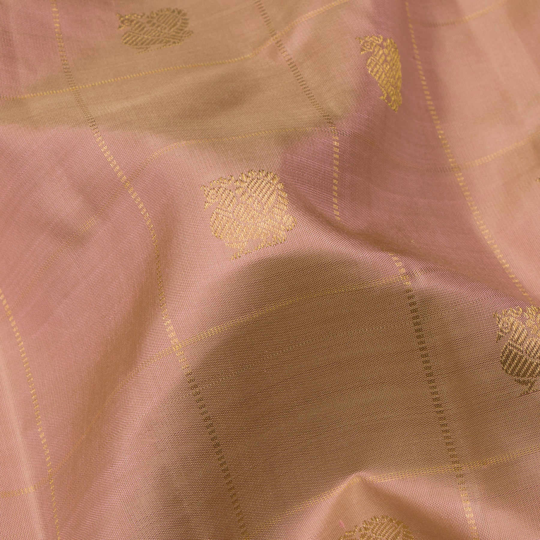 Kanakavalli Kanjivaram Silk Sari 24-595-HS001-07700 - Fabric View