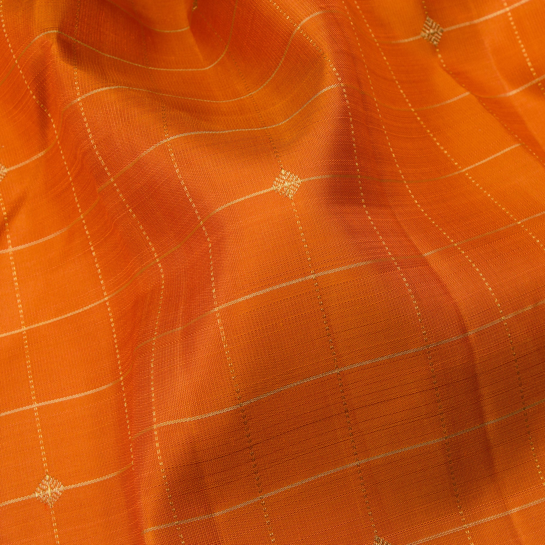 Kanakavalli Kanjivaram Silk Sari 24-595-HS001-07702 - Fabric View