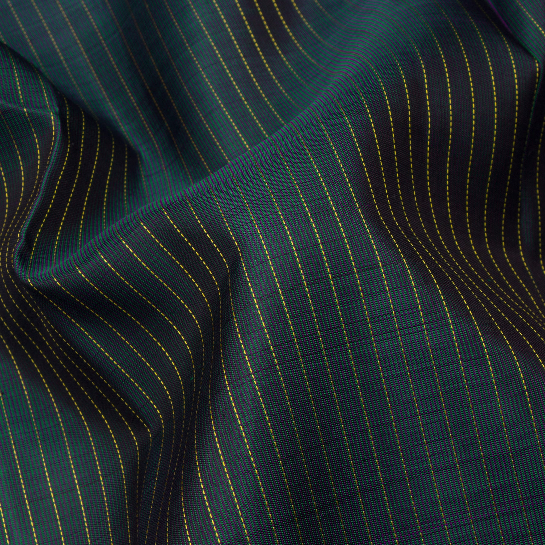 Kanakavalli Kanjivaram Silk Sari 24-595-HS001-08401 - Fabric View