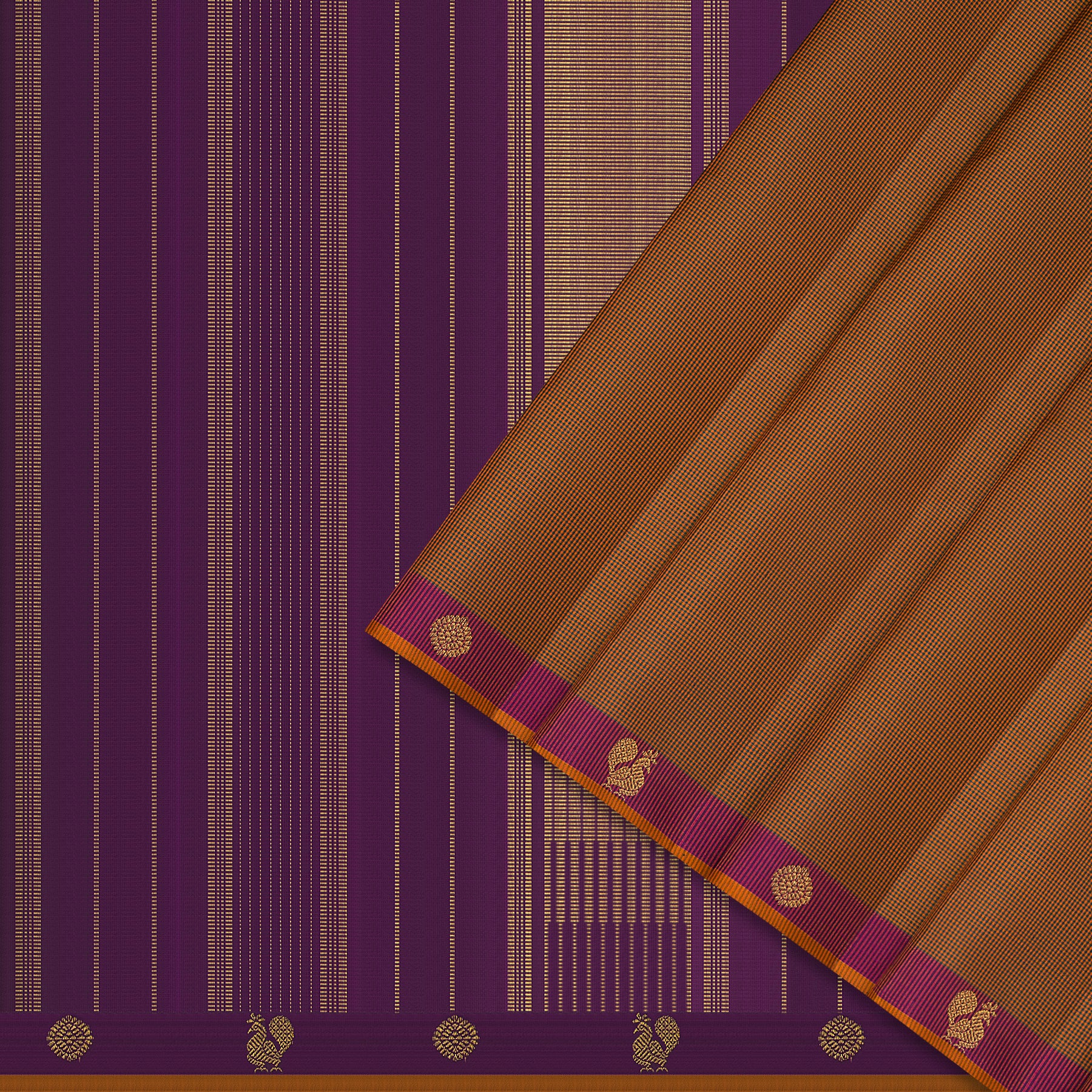 Kanakavalli Kanjivaram Silk Sari 24-595-HS001-08404 - Cover View