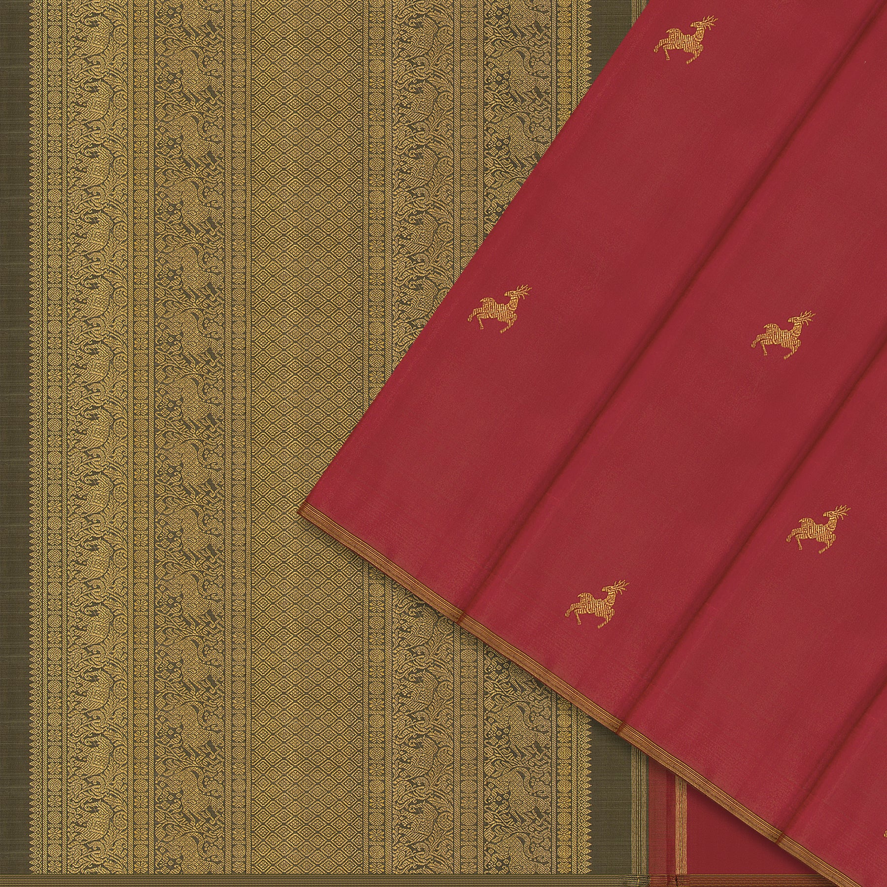 Kanakavalli Kanjivaram Silk Sari 24-595-HS001-08407 - Cover View