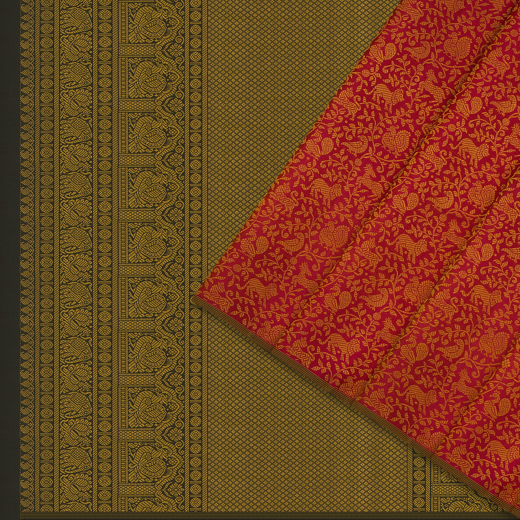 Kanakavalli Kanjivaram Silk Sari 24-595-HS001-08451 - Cover View