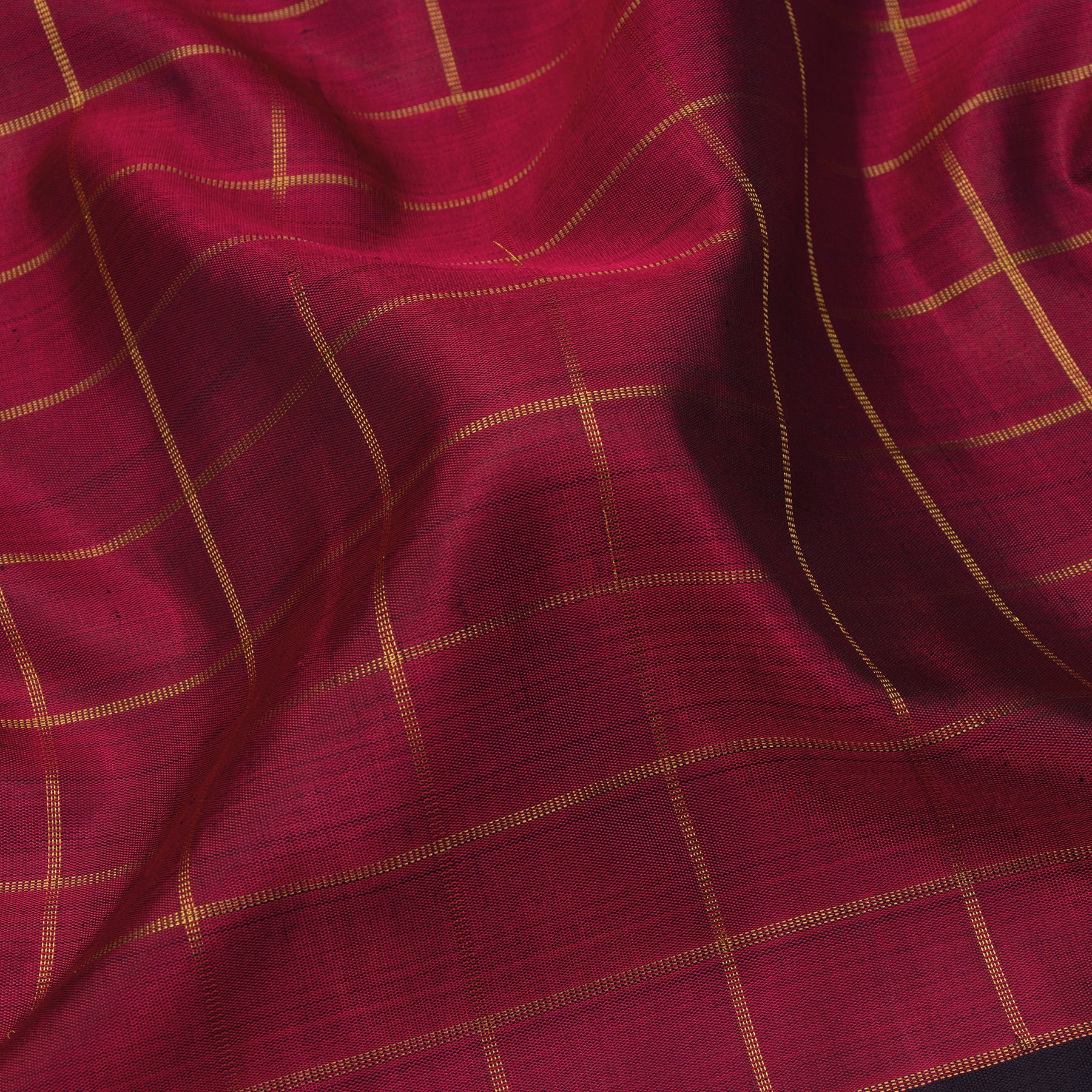 Kanakavalli Kanjivaram Silk Sari 24-595-HS001-08460 - Fabric Vew