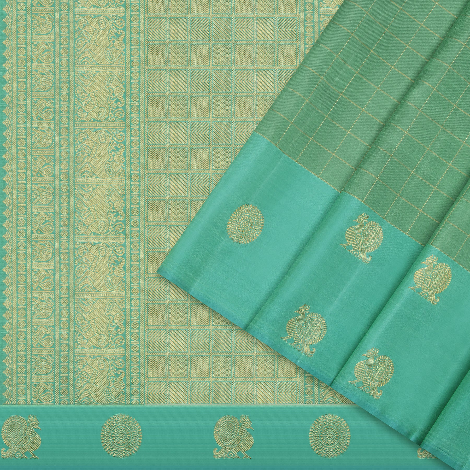 Kanakavalli Kanjivaram Silk Sari 24-595-HS001-08474 - Cover View