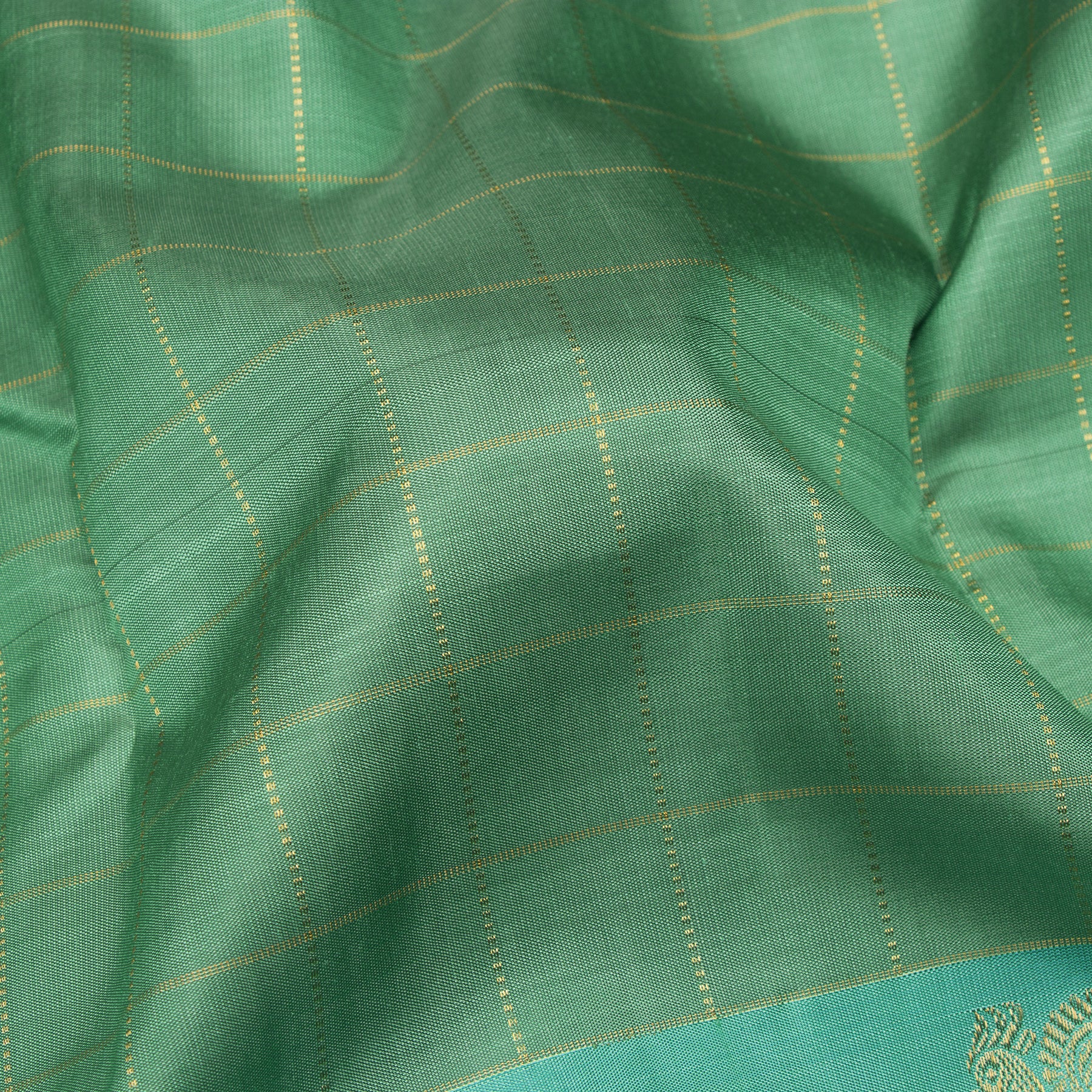 Kanakavalli Kanjivaram Silk Sari 24-595-HS001-08474 - Fabric View
