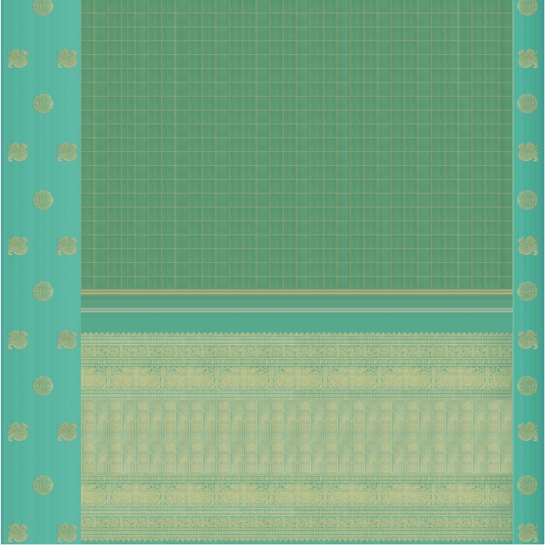 Kanakavalli Kanjivaram Silk Sari 24-595-HS001-08474 - Full View