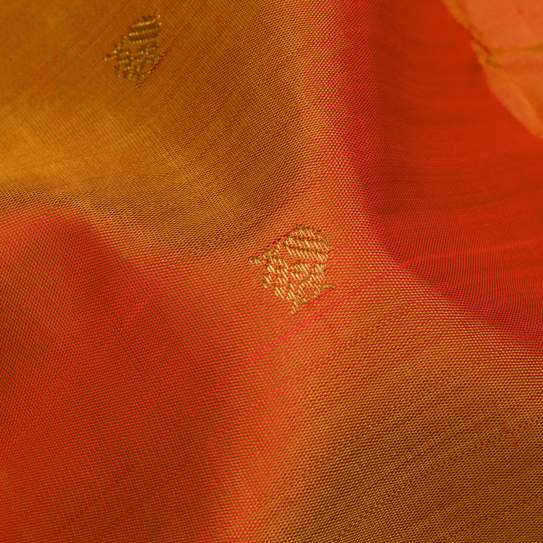 Kanakavalli Kanjivaram Silk Sari 24-595-HS001-08478 - Fabric View
